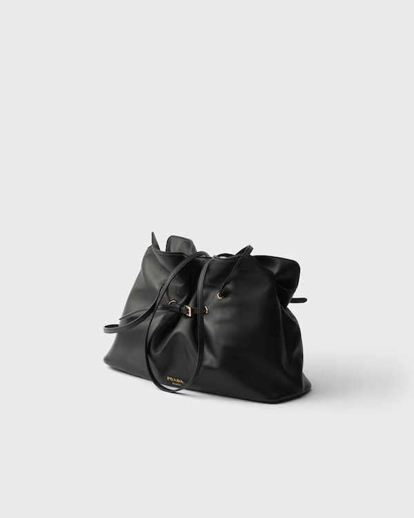 Prada Dada large nappa leather tote bag - Black Prada Dada large nappa leather tote bag - Black