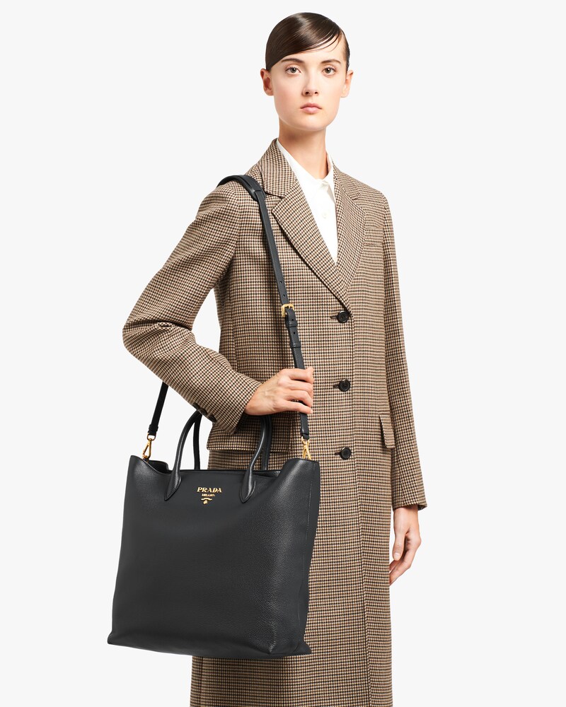 prada black tote