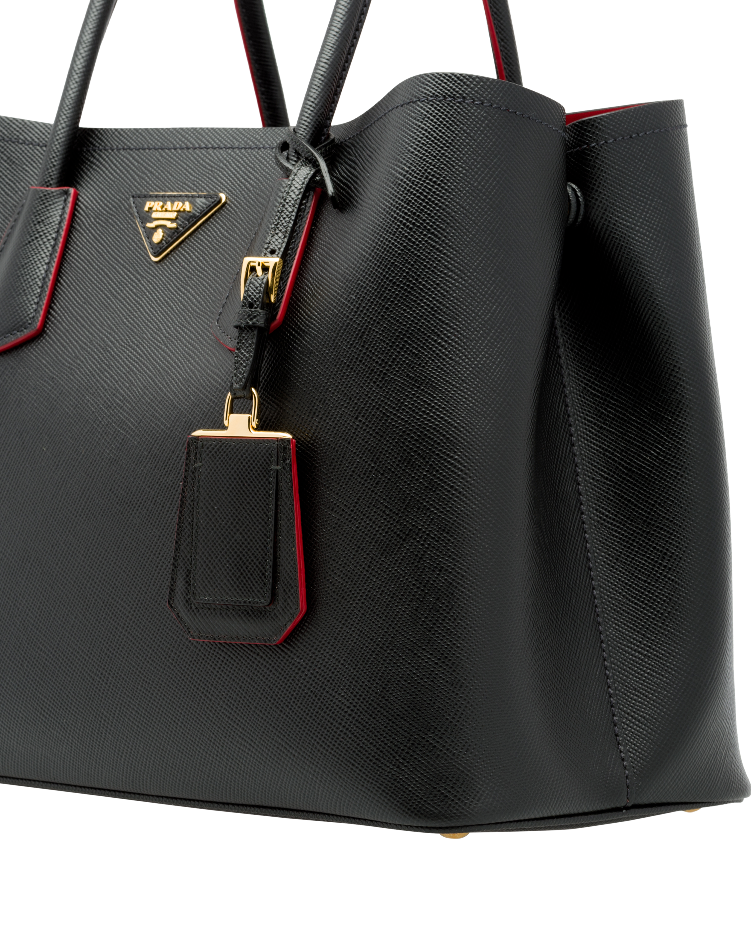 prada black red