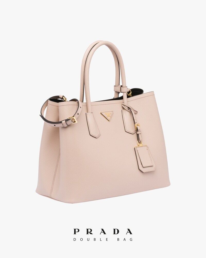 prada large double bag