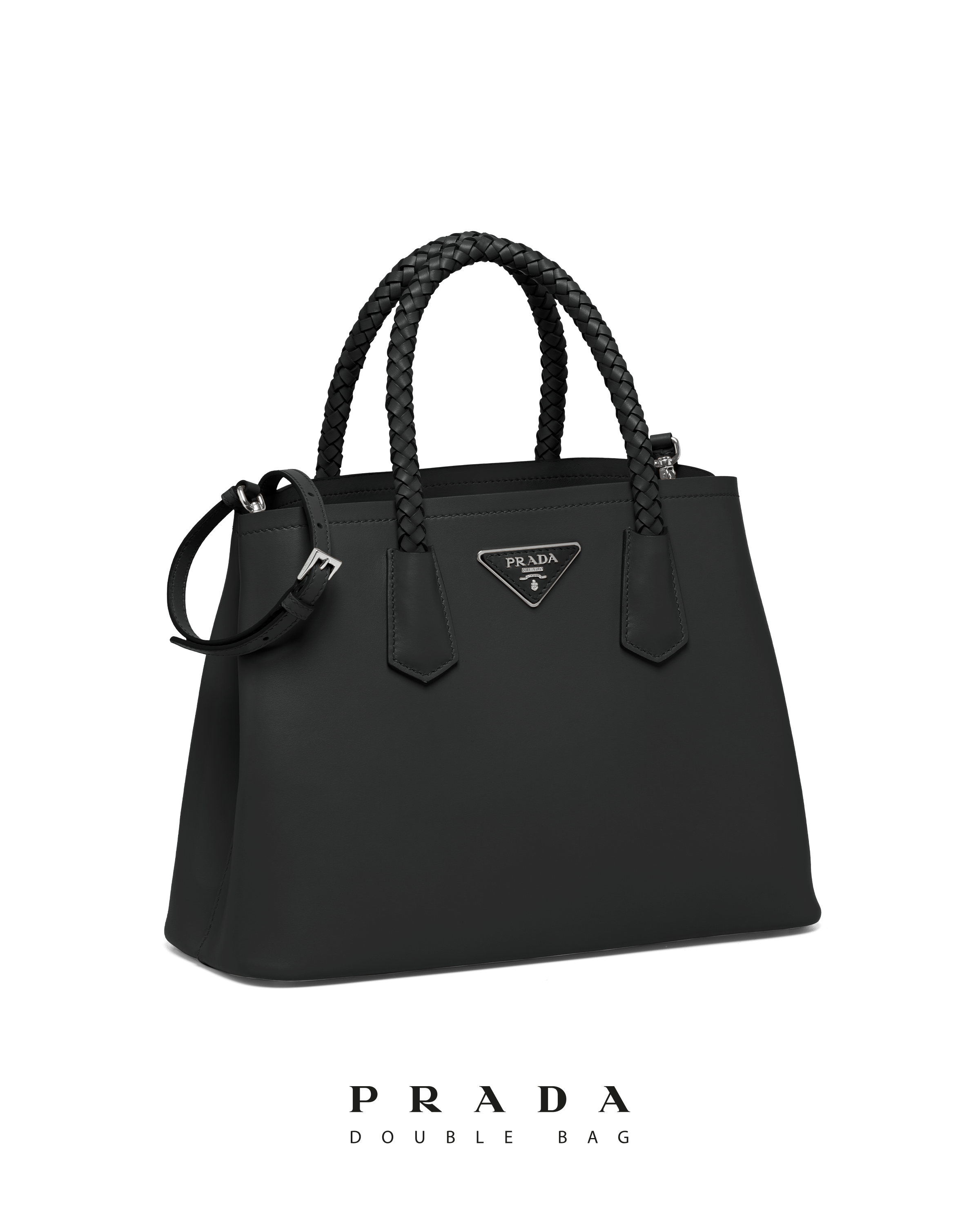 prada dual leather bag