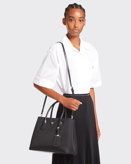 Prada Prada Double nylon and Saffiano leather bag 2