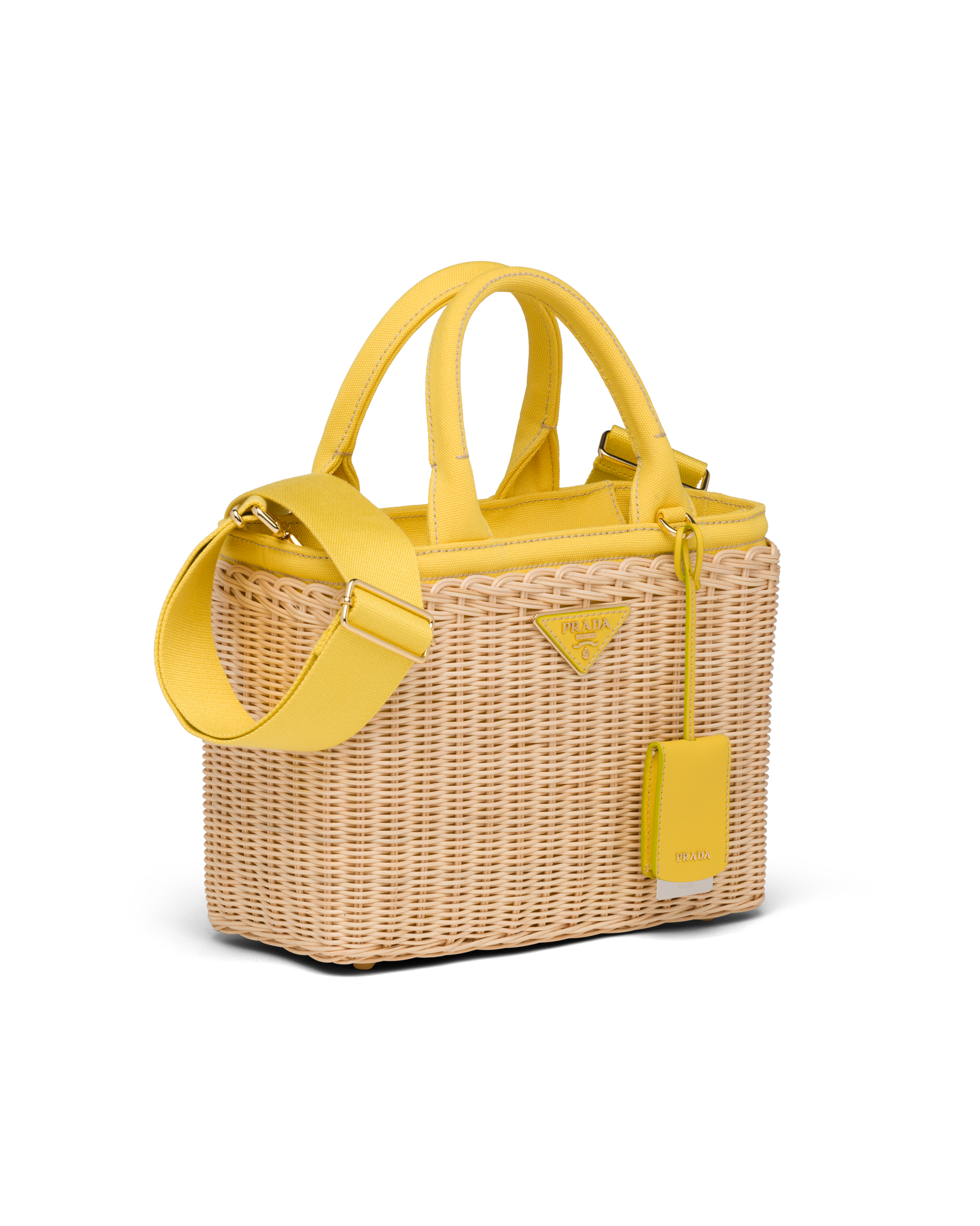 prada wicker tote
