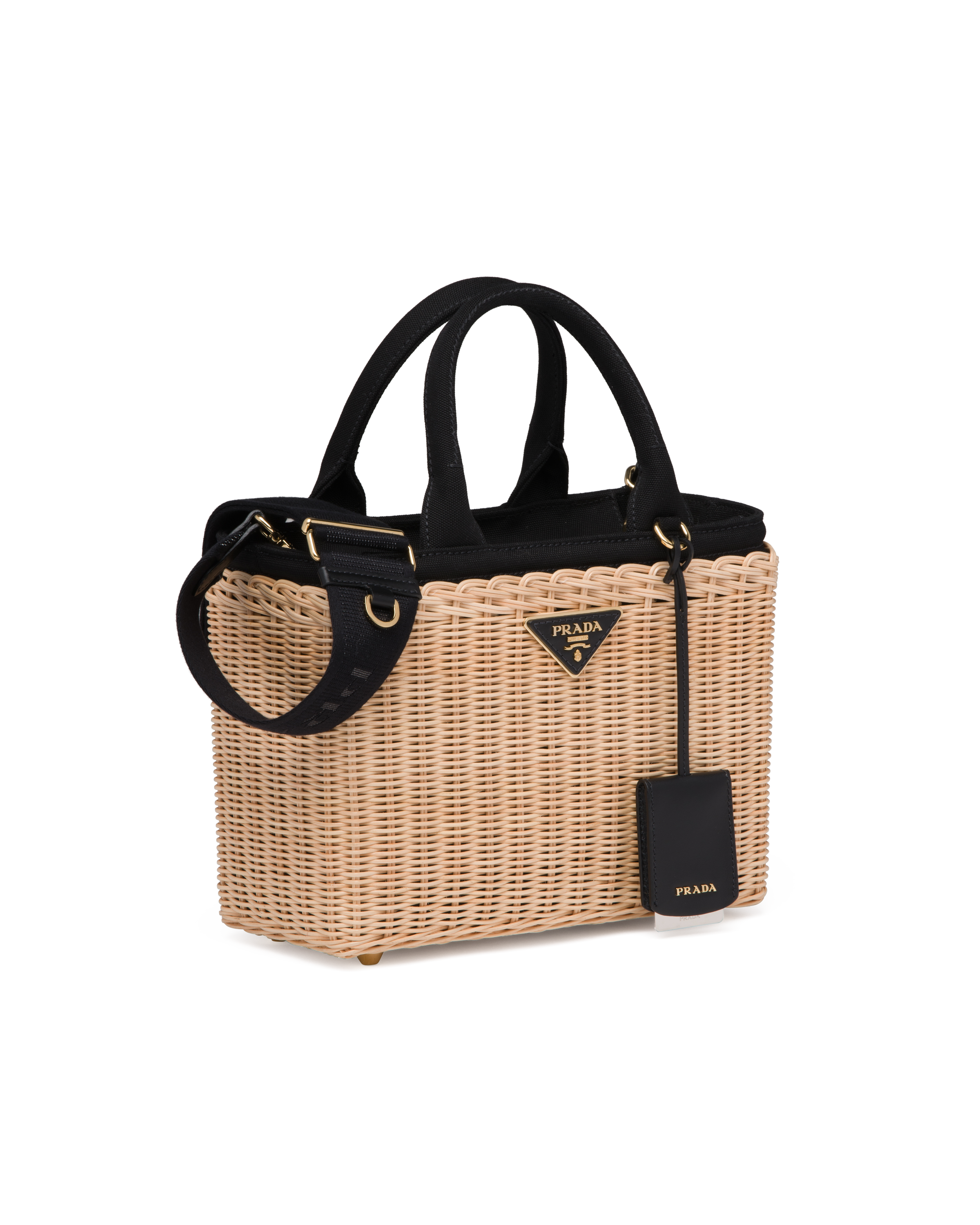 prada wicker tote