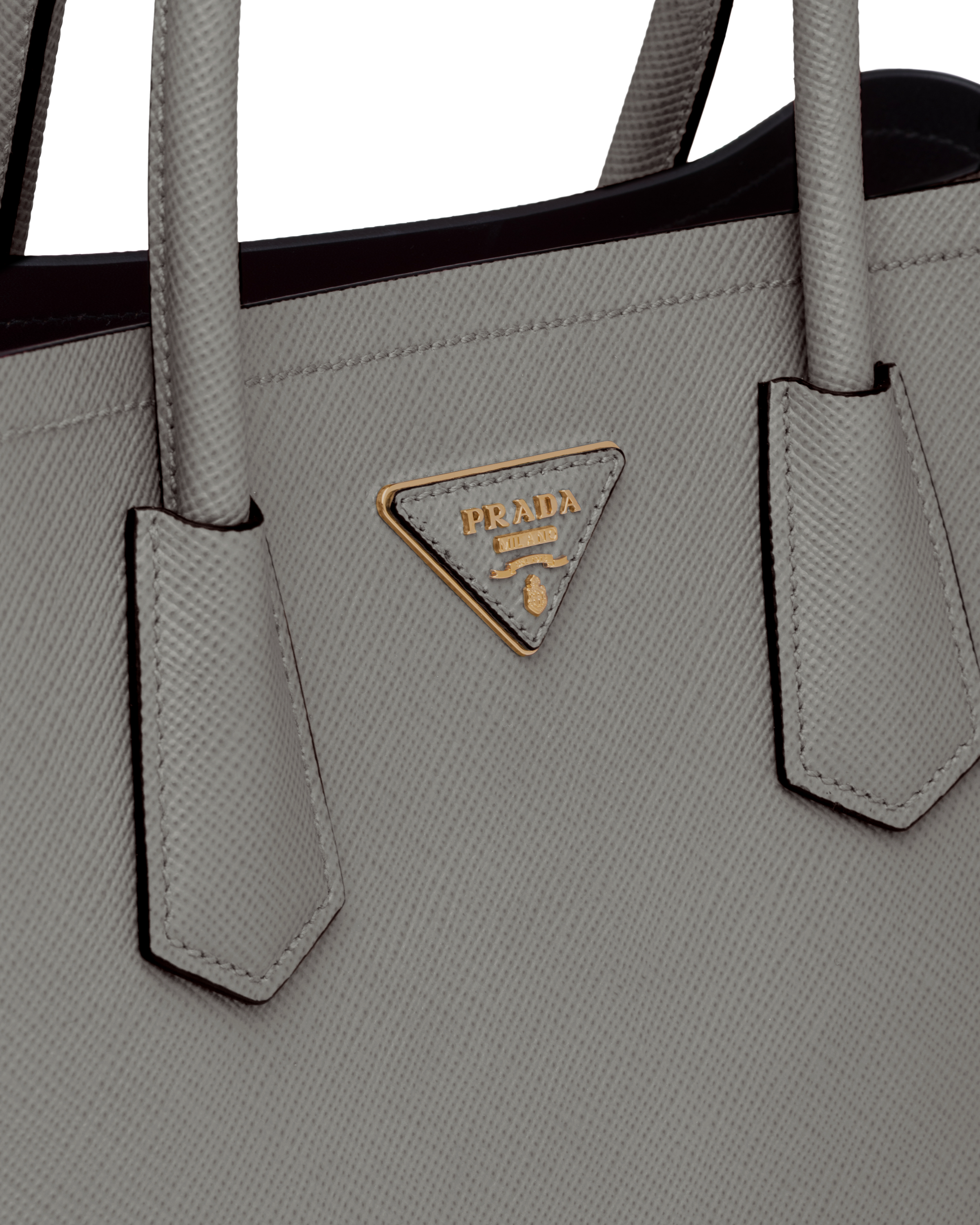 Small Saffiano Leather Double Prada Bag