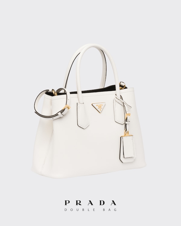 Sac Prada Double en cuir Saffiano Sac Prada Double en cuir Saffiano
