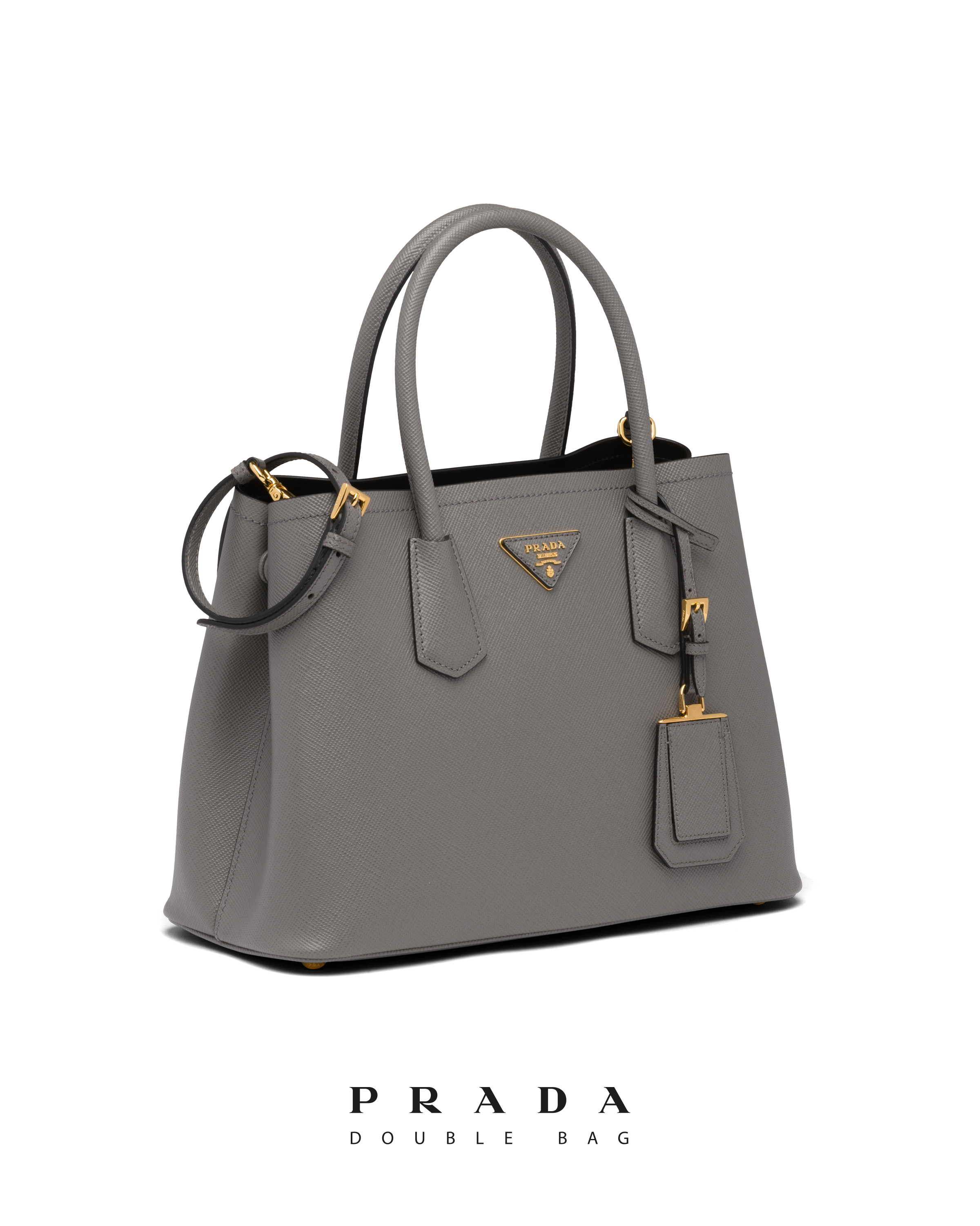 prada saffiano cuir small double bag