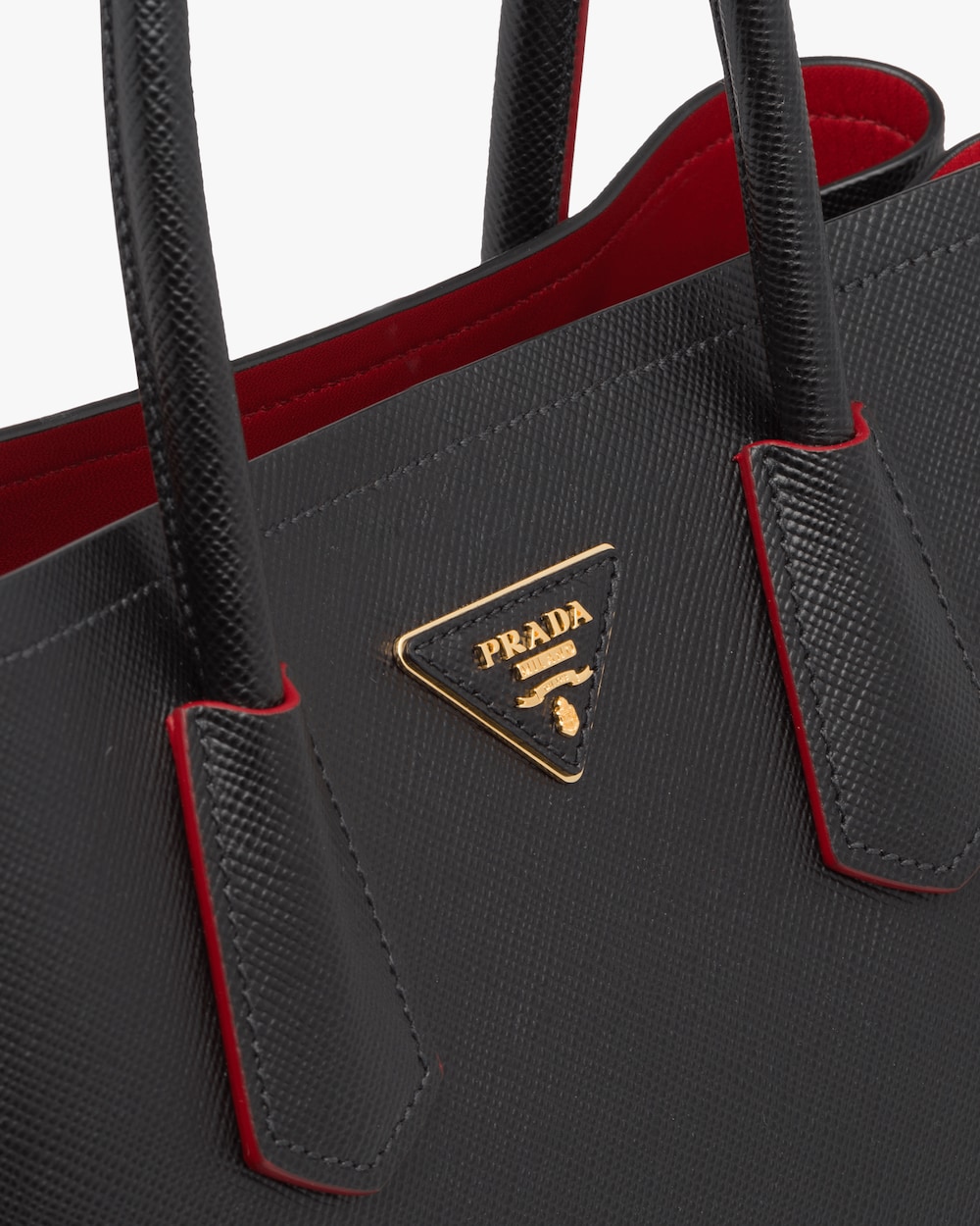 prada red tote