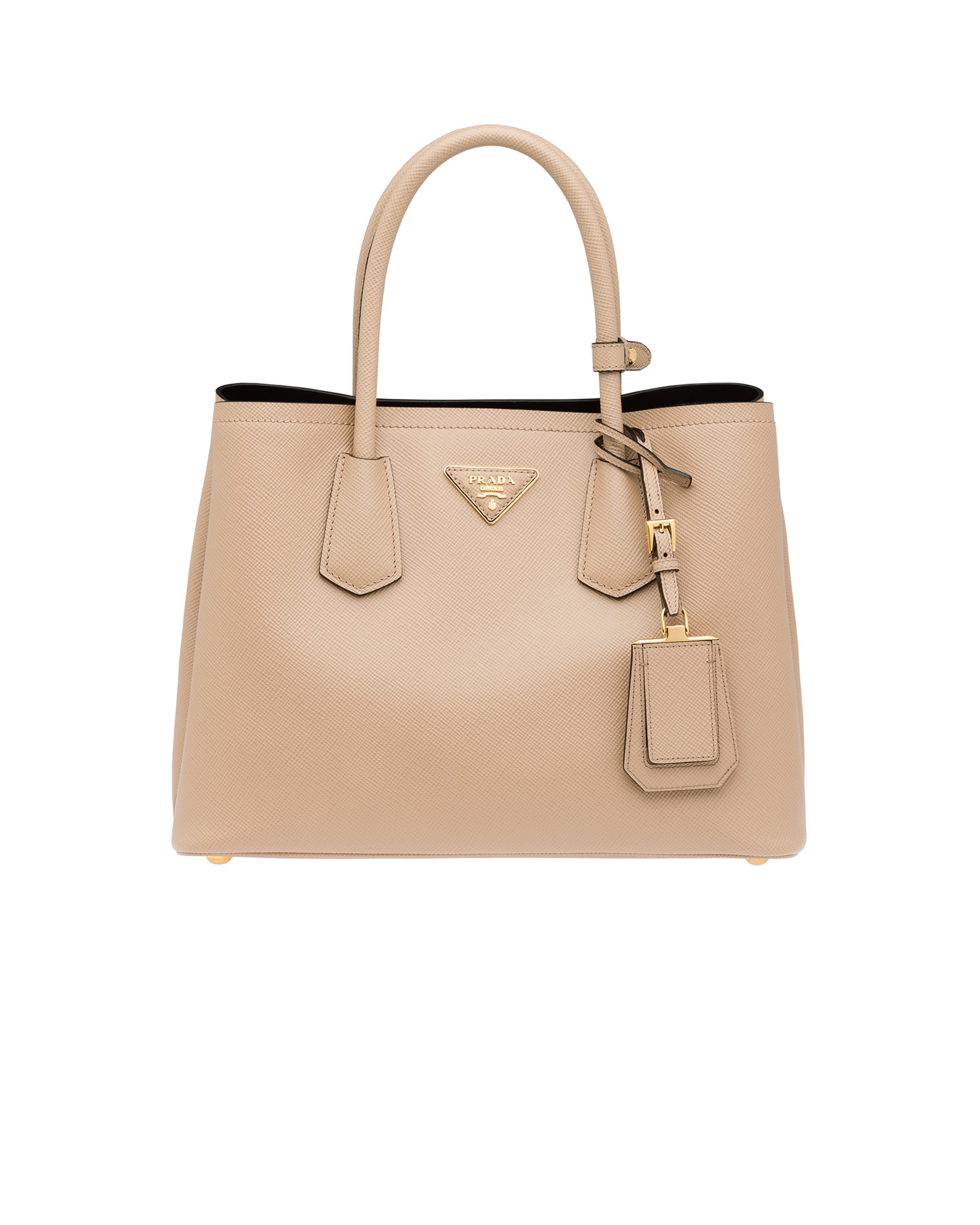 prada small double bucket bag