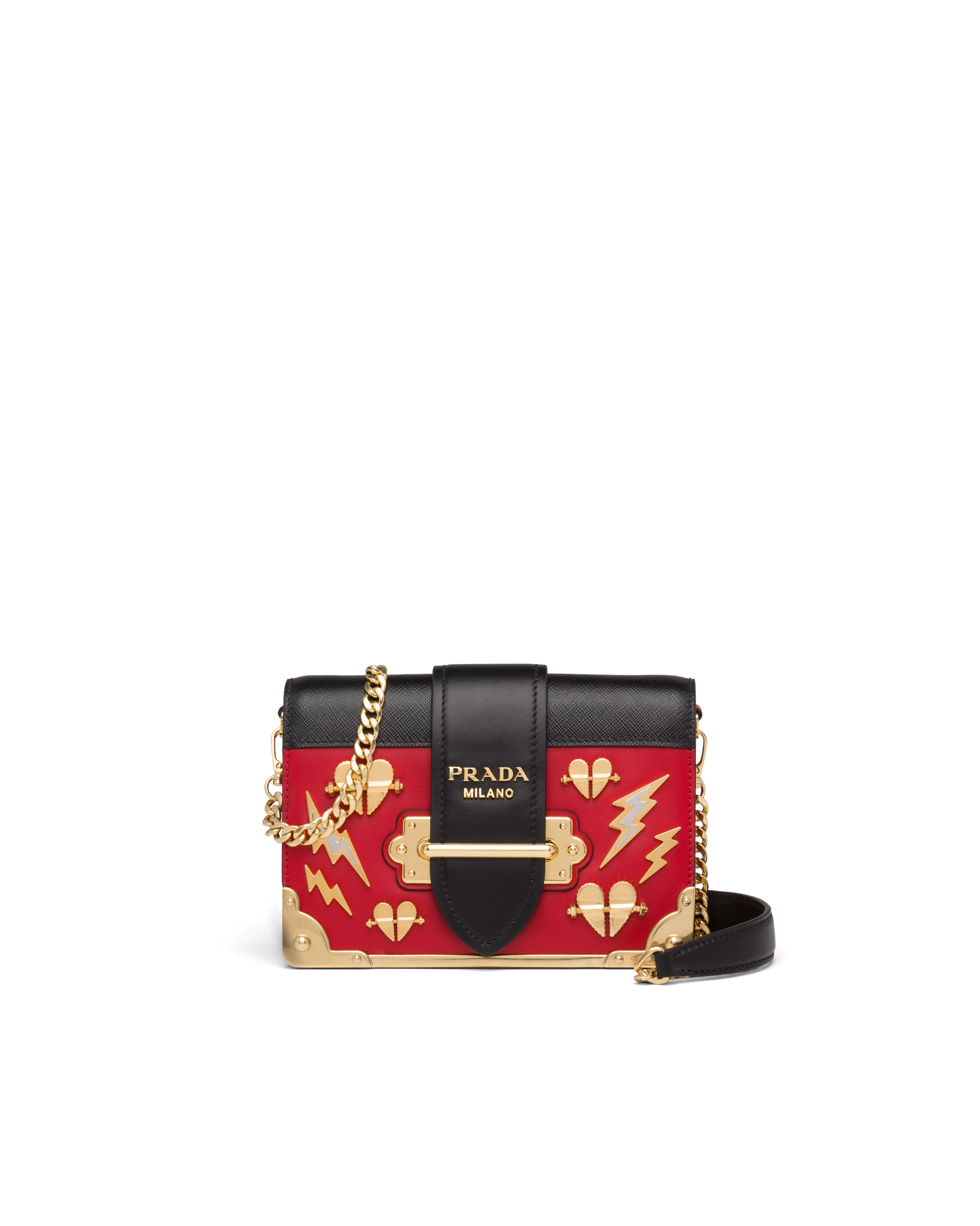 prada cahier red