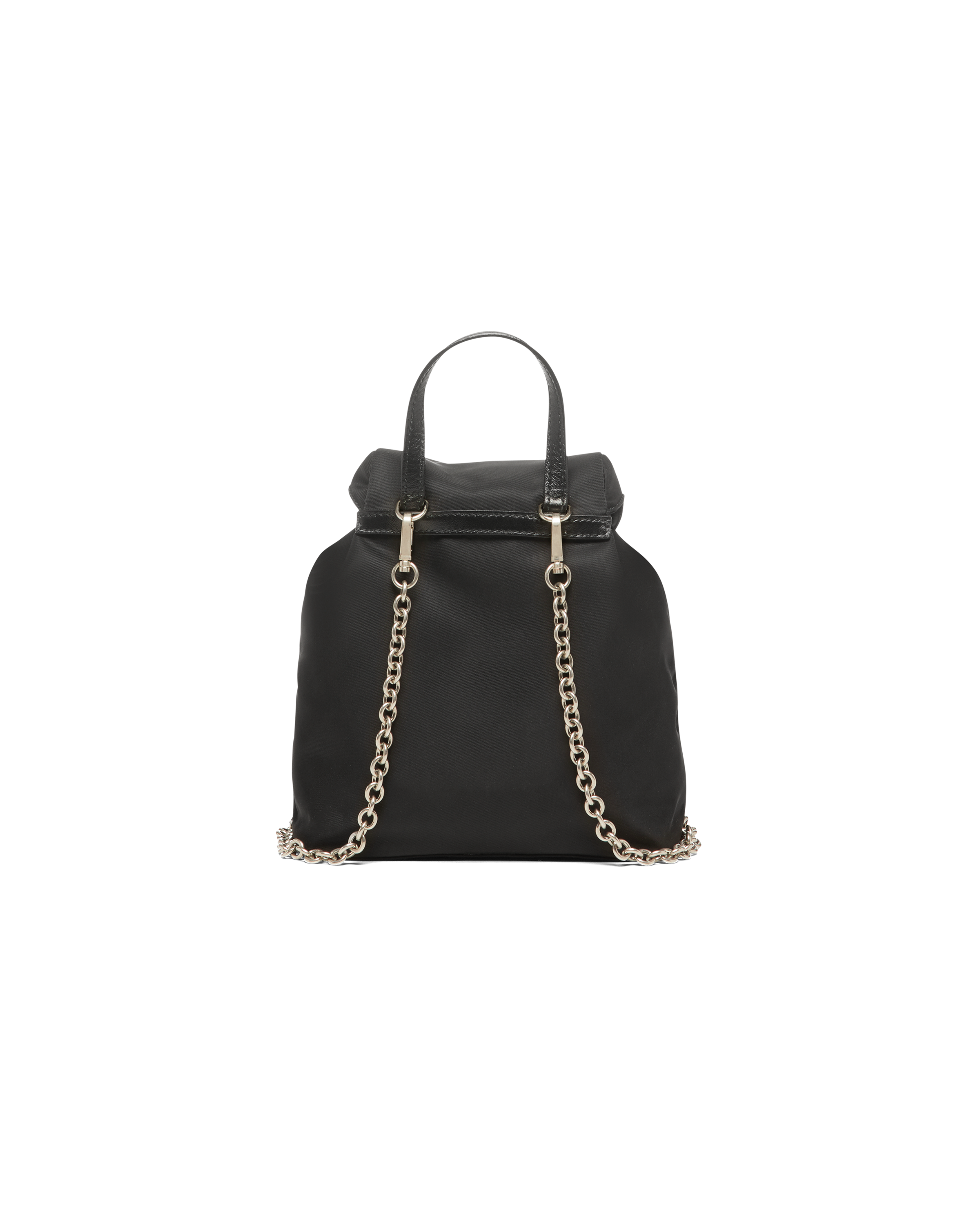 Black Re nylon Mini Backpack PRADA