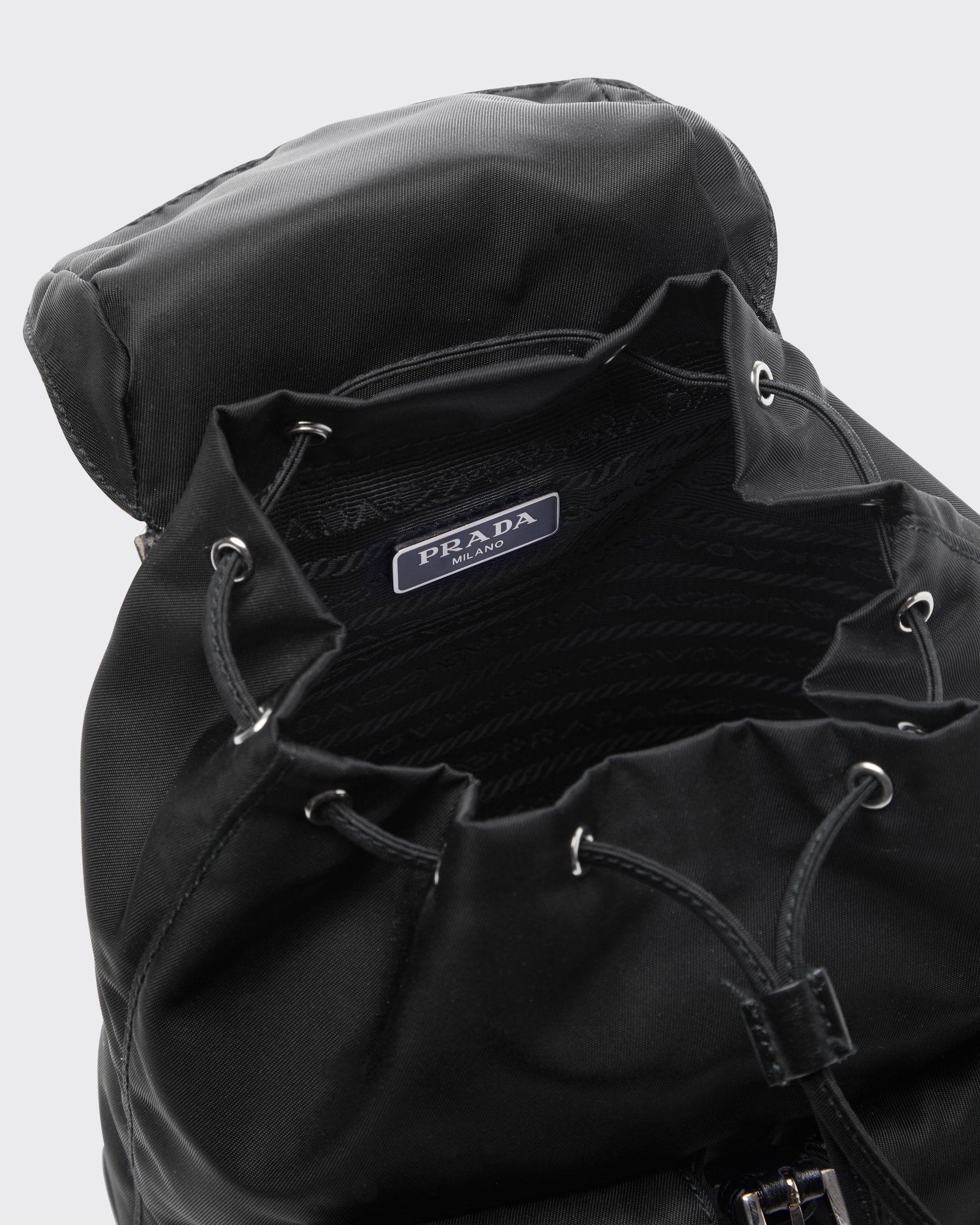 Black Renylon Mini Backpack PRADA