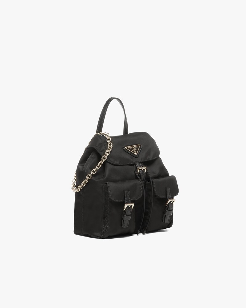 prada mini backpack with chain
