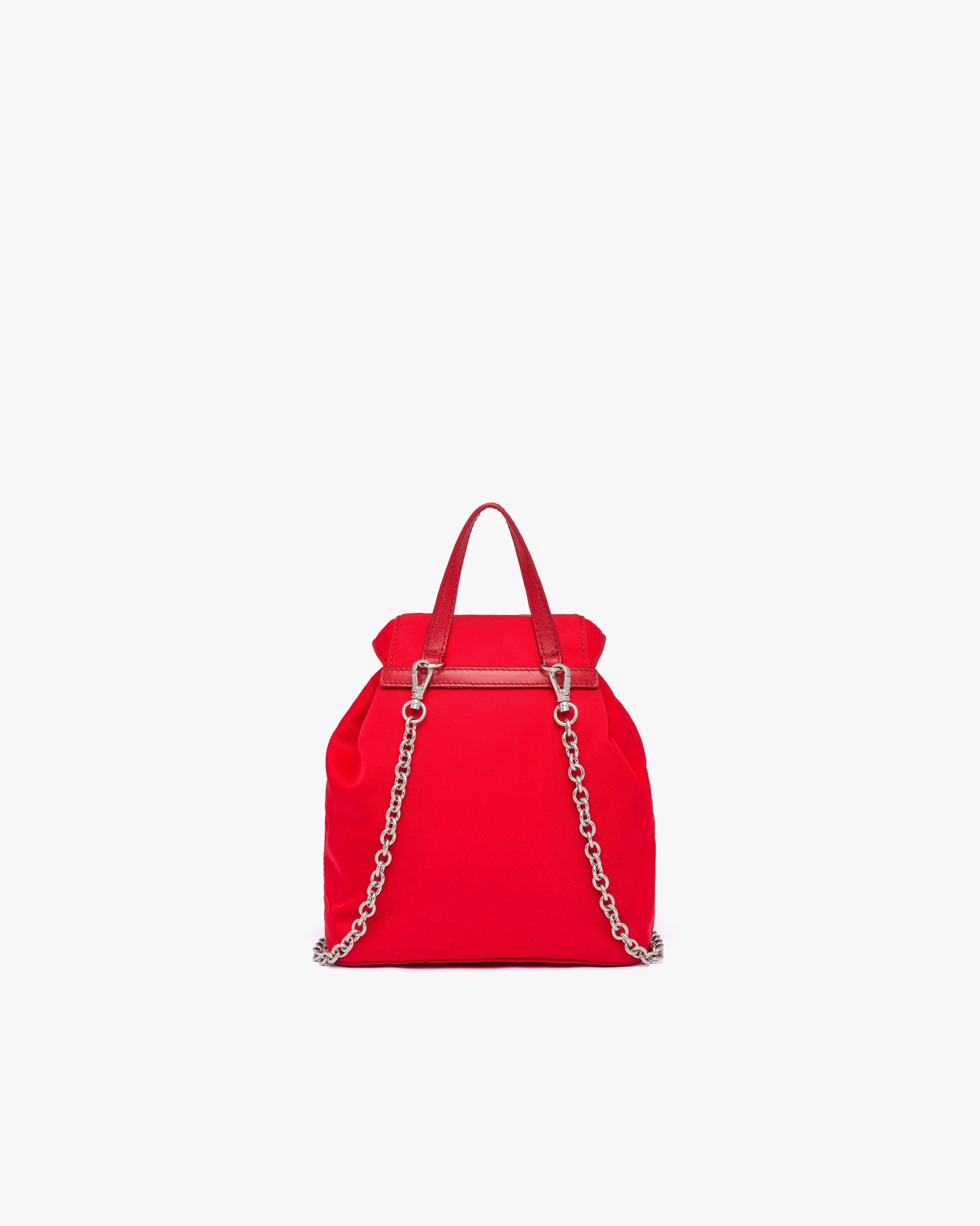 Red Nylon mini backpack Prada