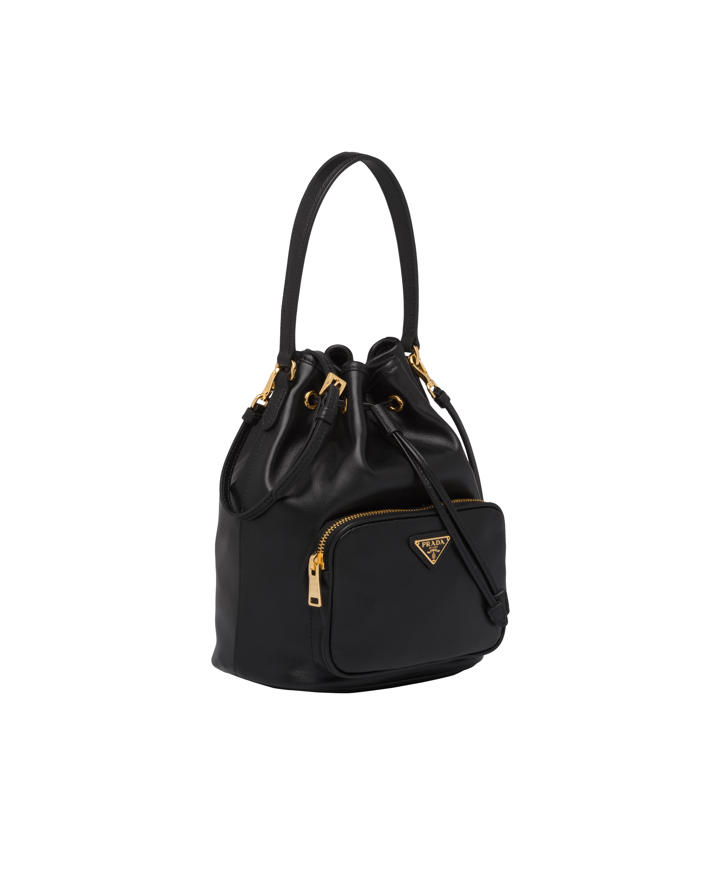 leather shoulder backpack