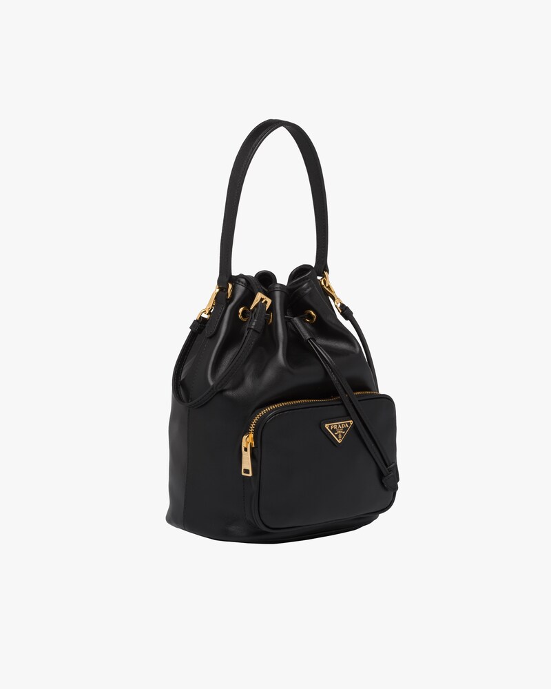 prada bag black leather