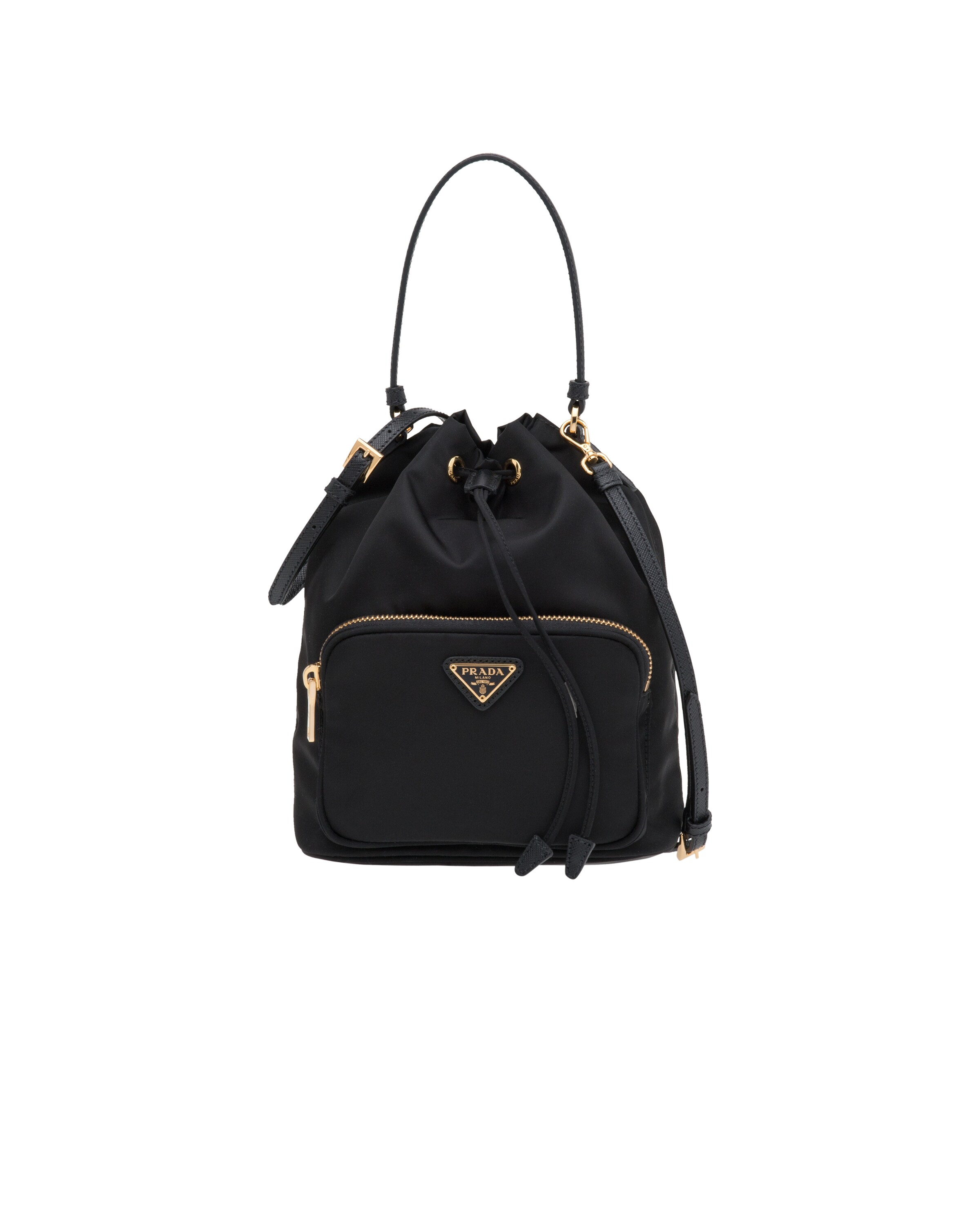 Black Prada Duet ReNylon shoulder bag Prada