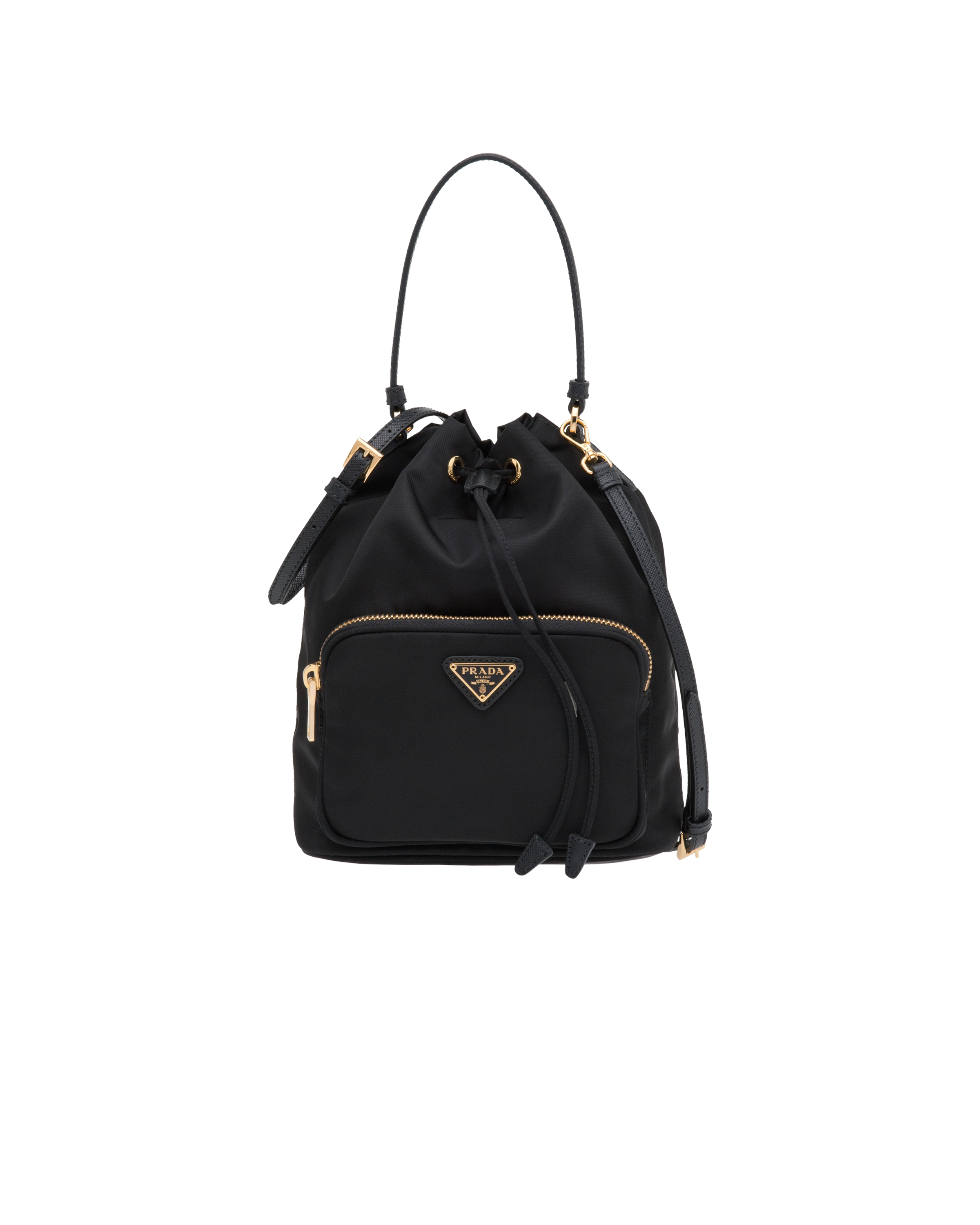 PRADA PRADA DUET RE-NYLON BUCKET BAG 