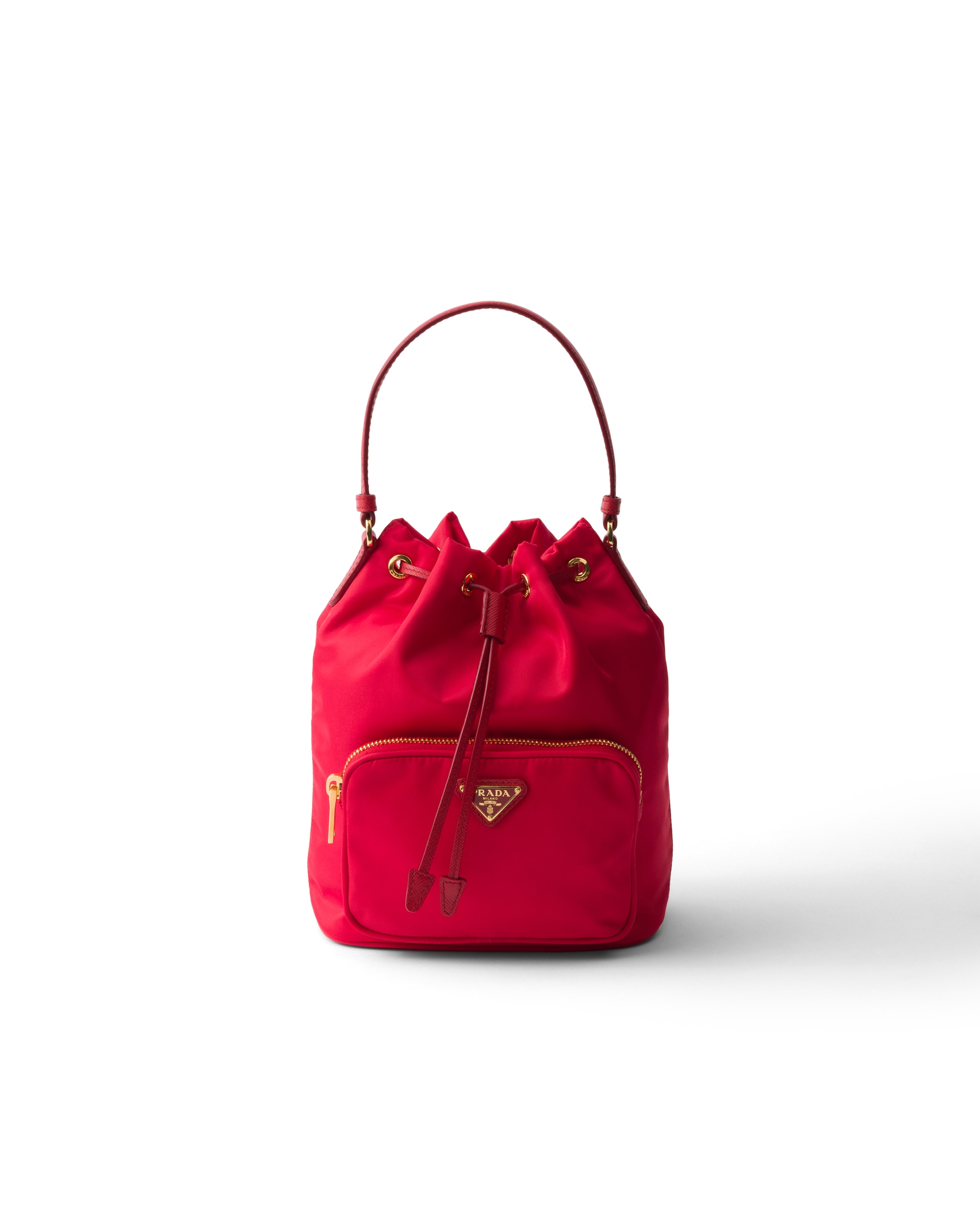 Secchiello Prada Duet In Re-nylon, Donna, Rosso