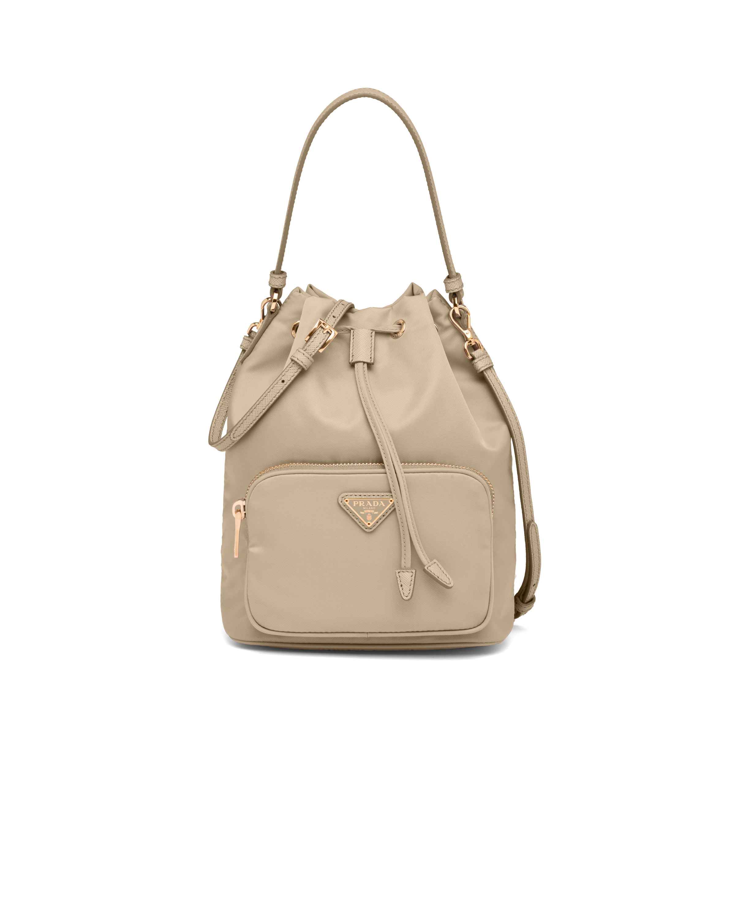 prada tan leather handbag