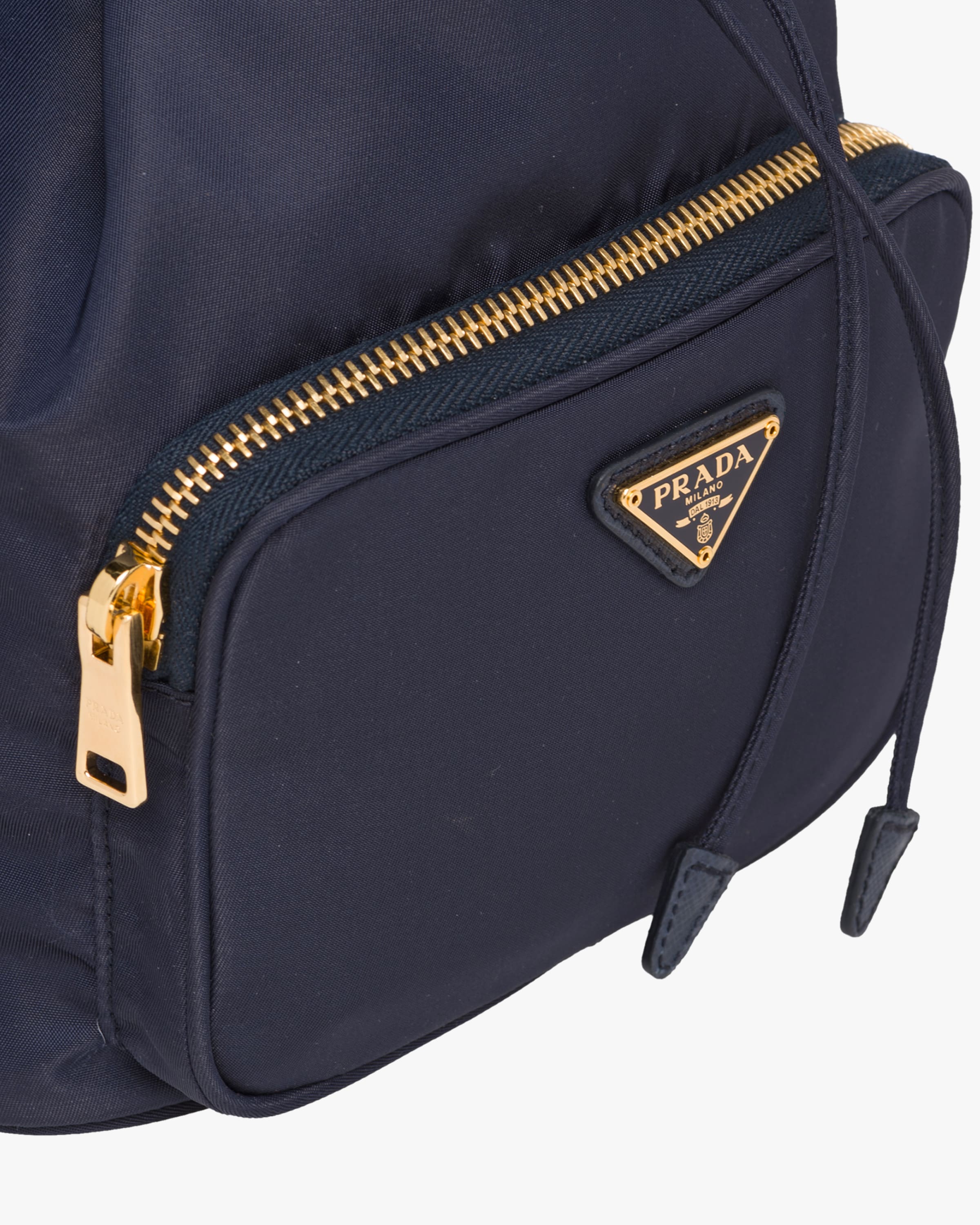 Navy Nylon Prada Duet Shoulder Bag Prada
