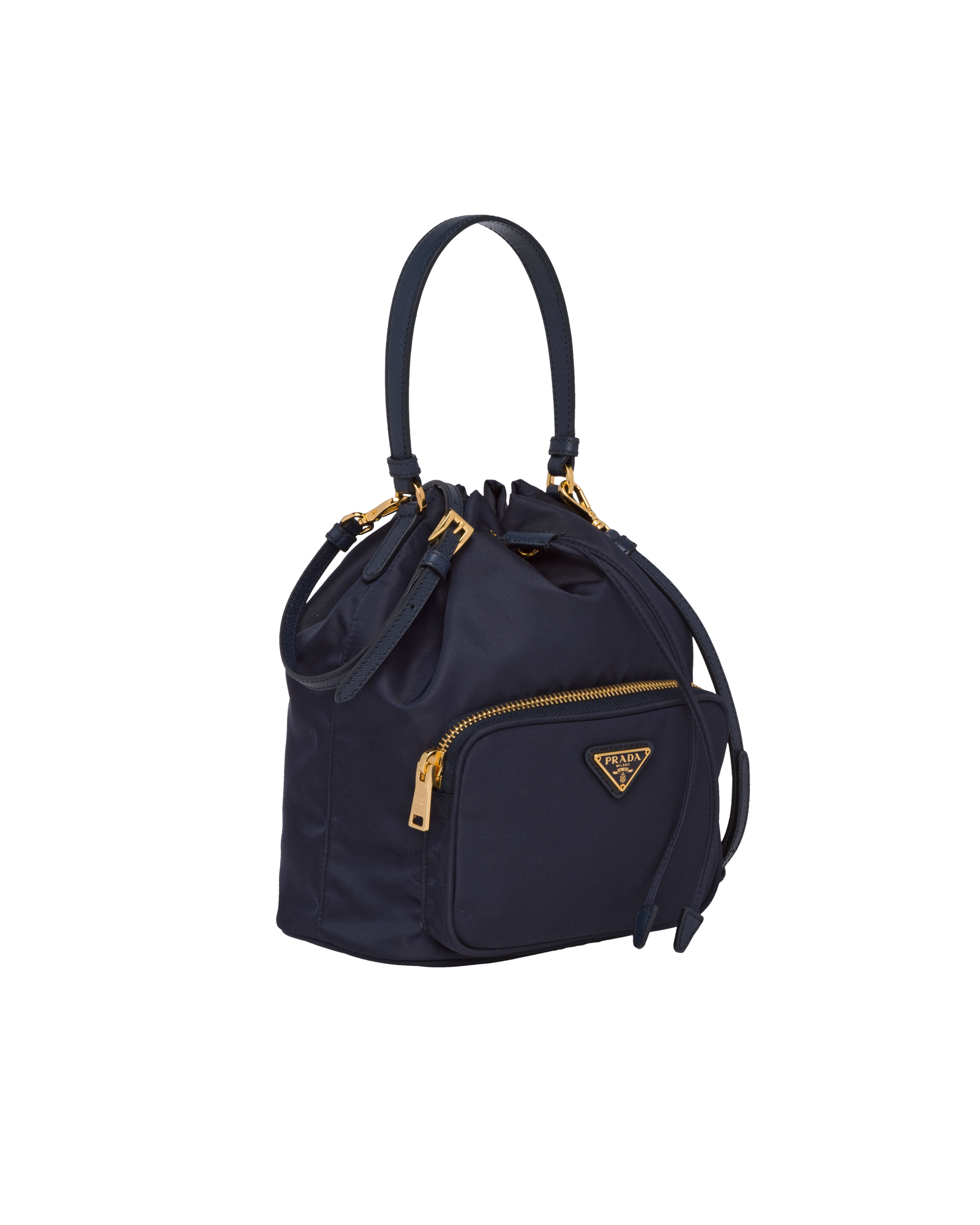 prada duet fabric shoulder bag