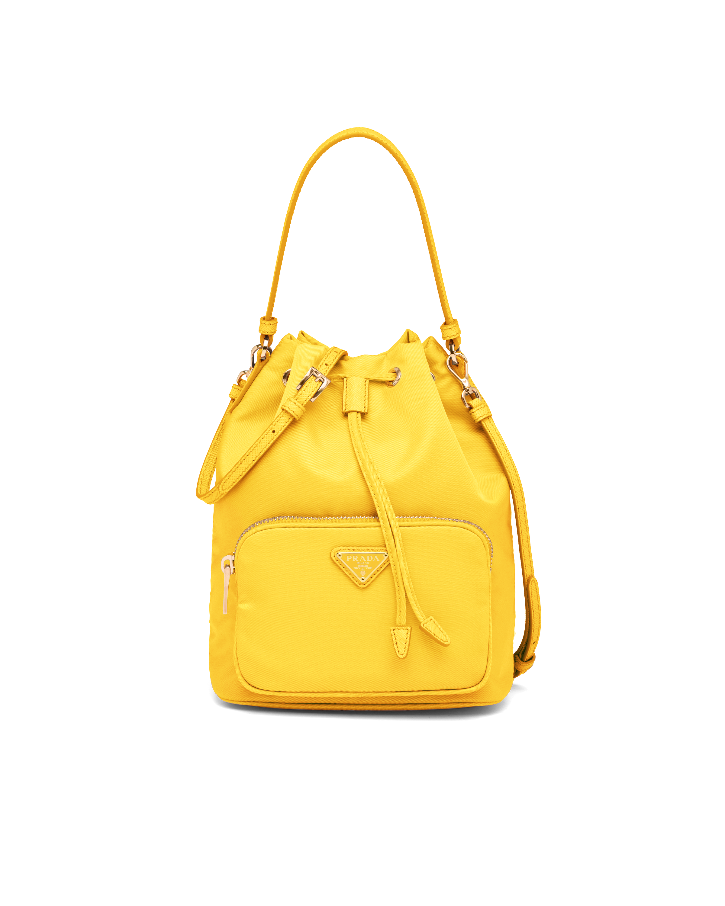 prada yellow shoulder bag