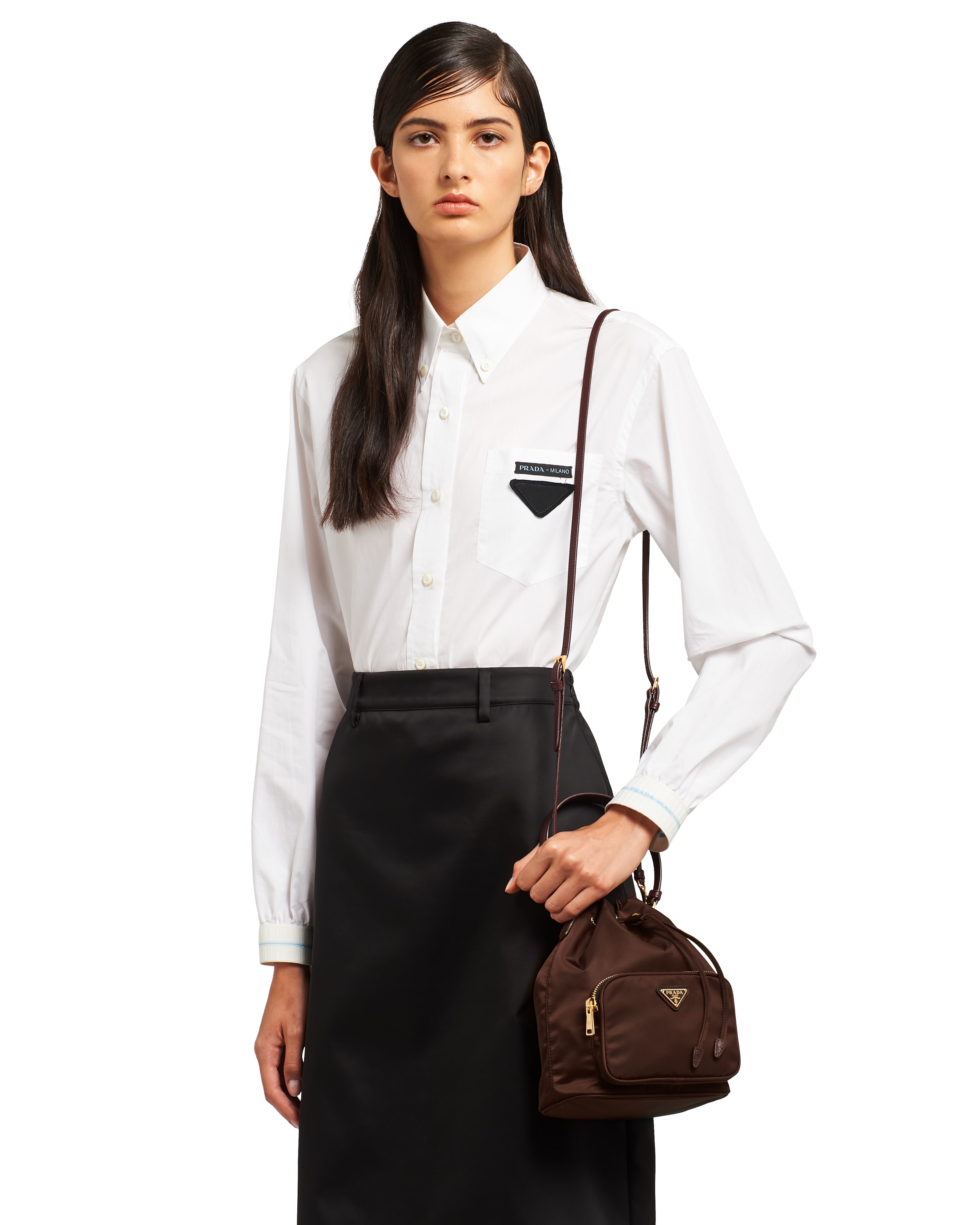 Nylon Prada Duet Shoulder Bag Prada