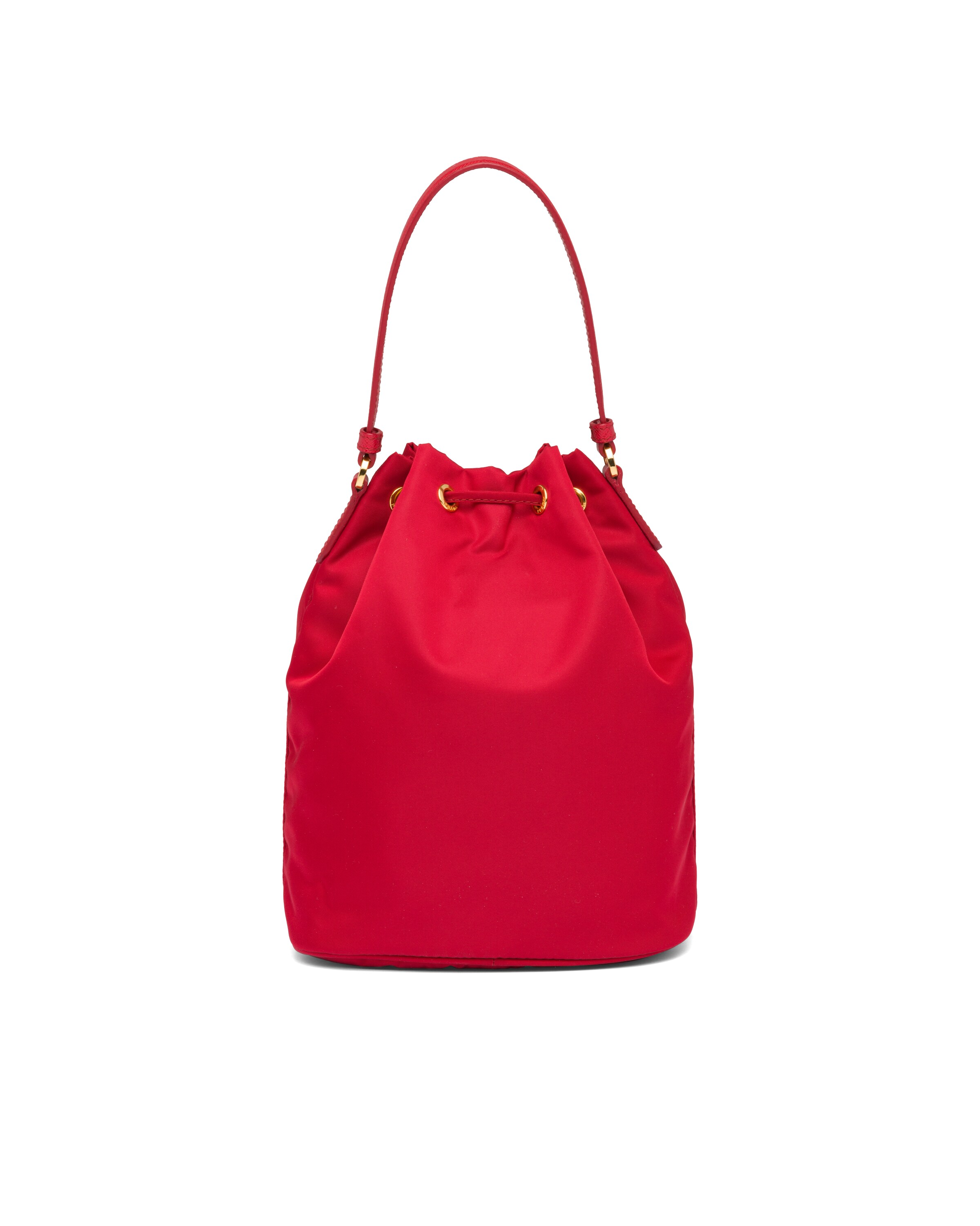 Fiery Red Nylon Prada Duet Shoulder Bag Prada