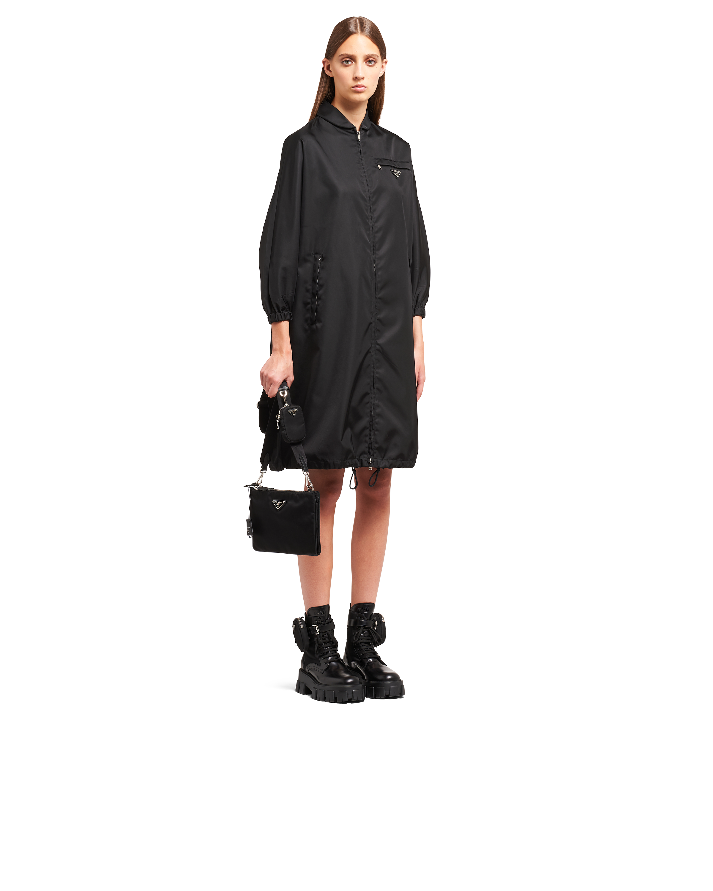 Black Nylon ReEdition 2000 Shoulder Bag Prada