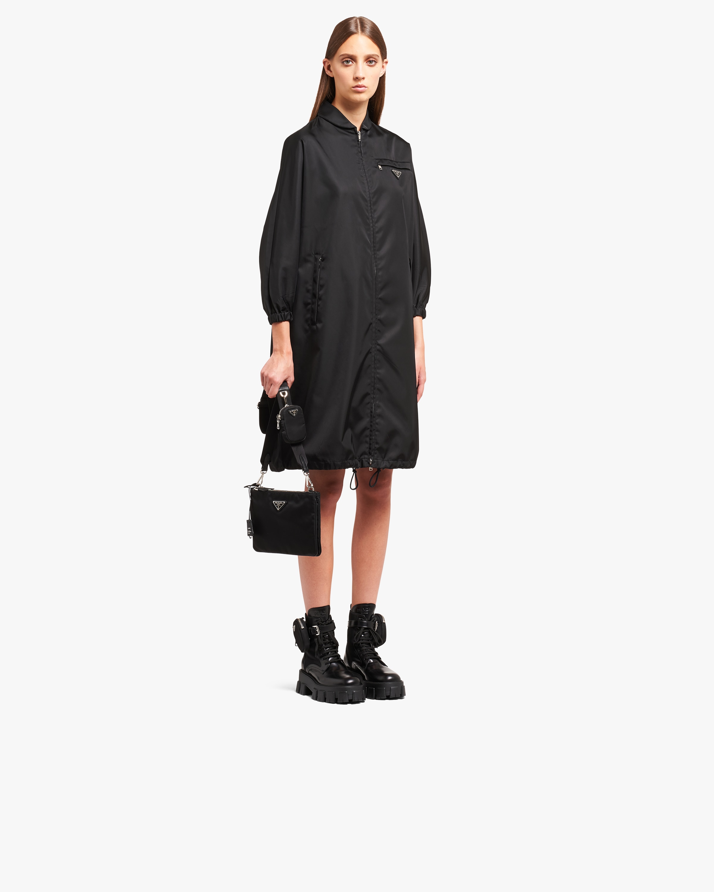 Black Nylon ReEdition 2000 Shoulder Bag Prada