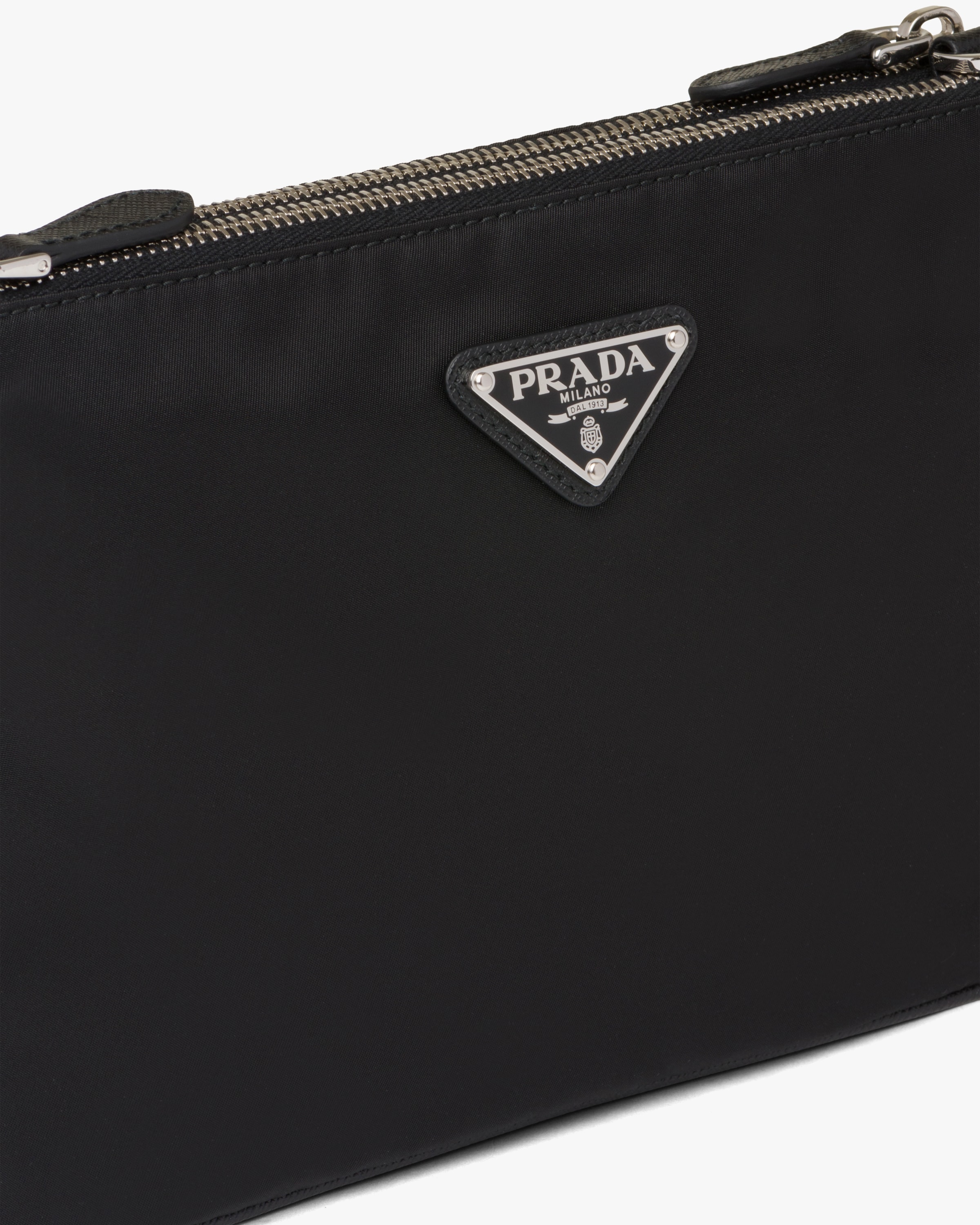 Black Nylon ReEdition 2000 Shoulder Bag Prada