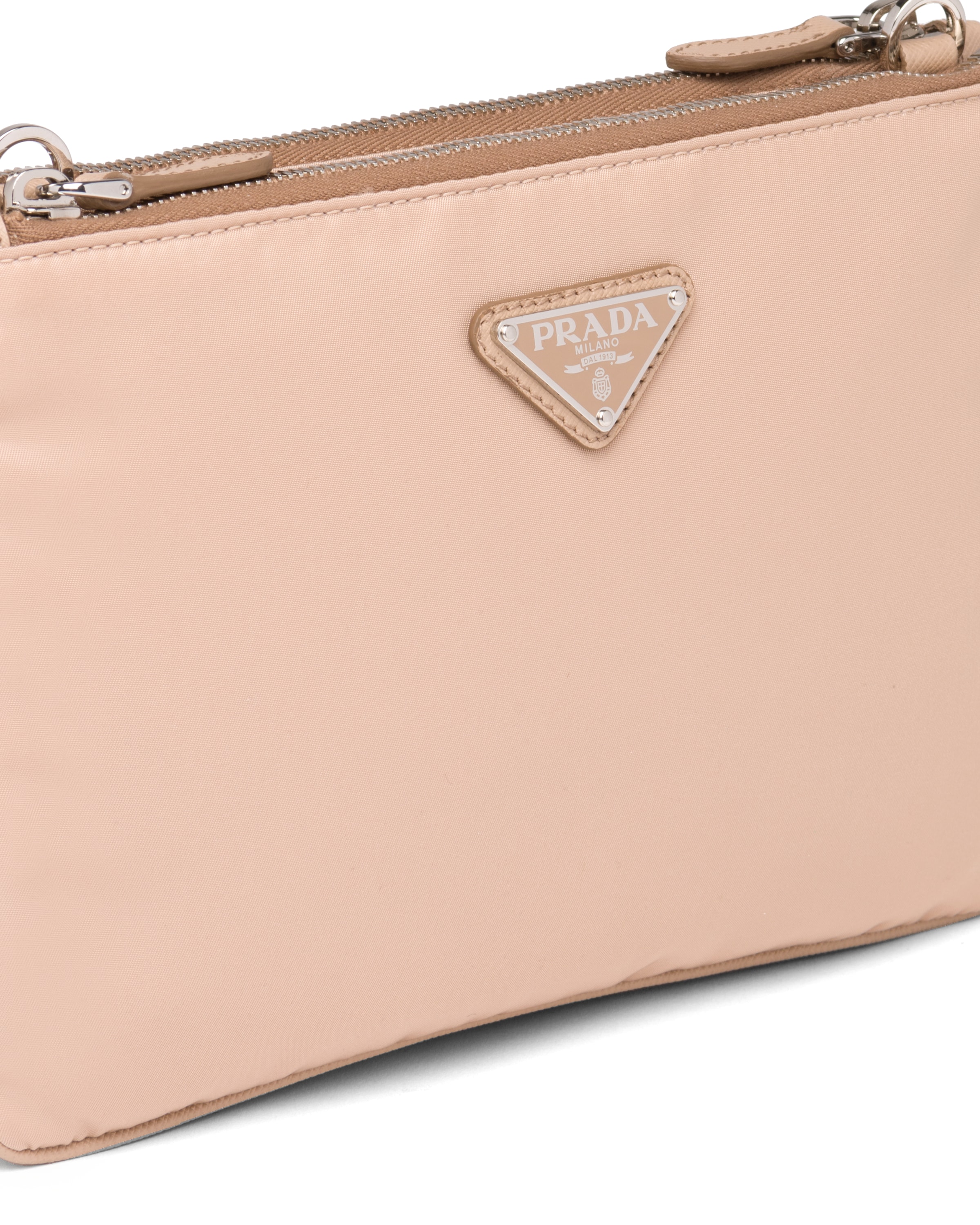 Cameo Beige Nylon ReEdition 2000 Shoulder Bag Prada