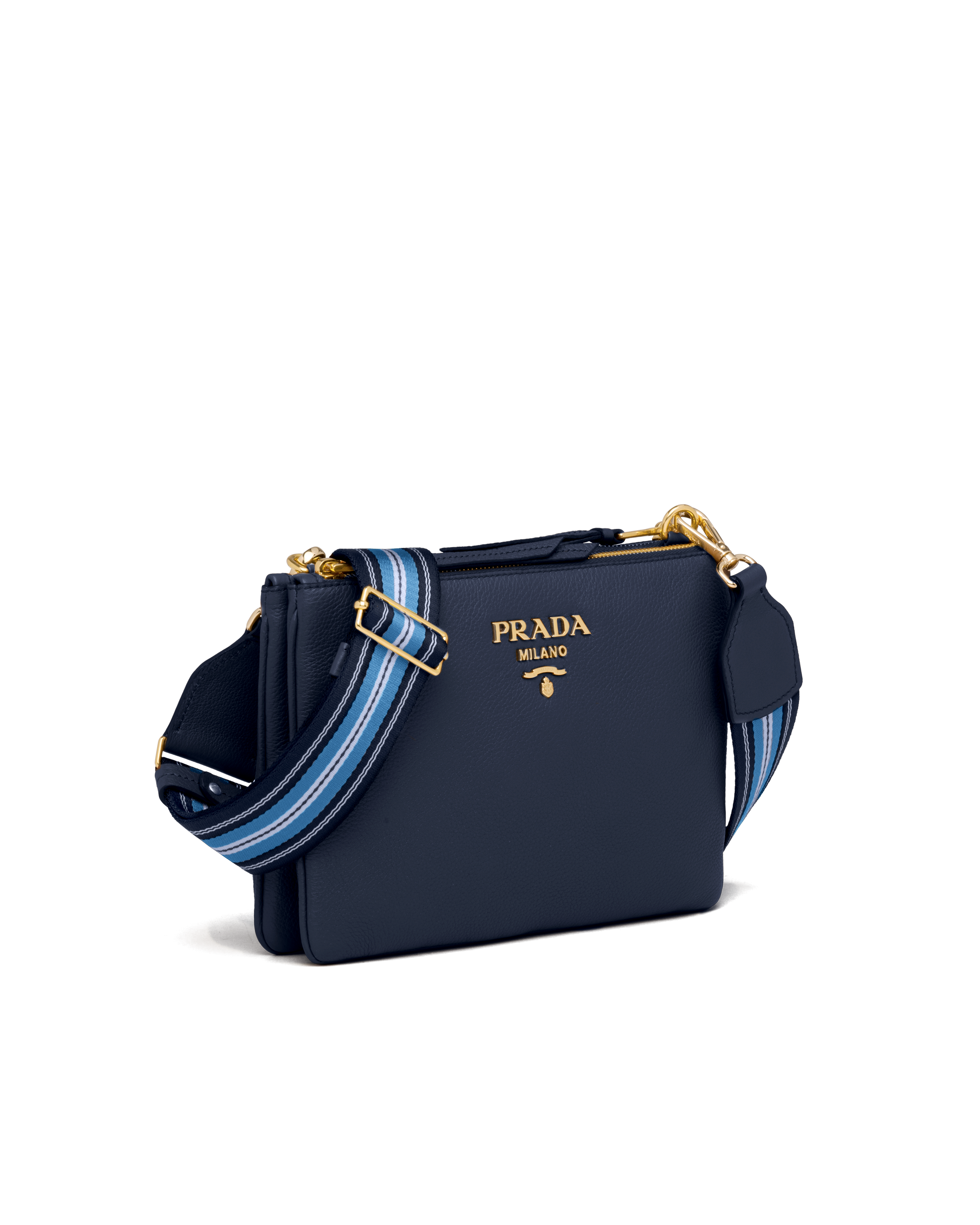 prada striped bag strap