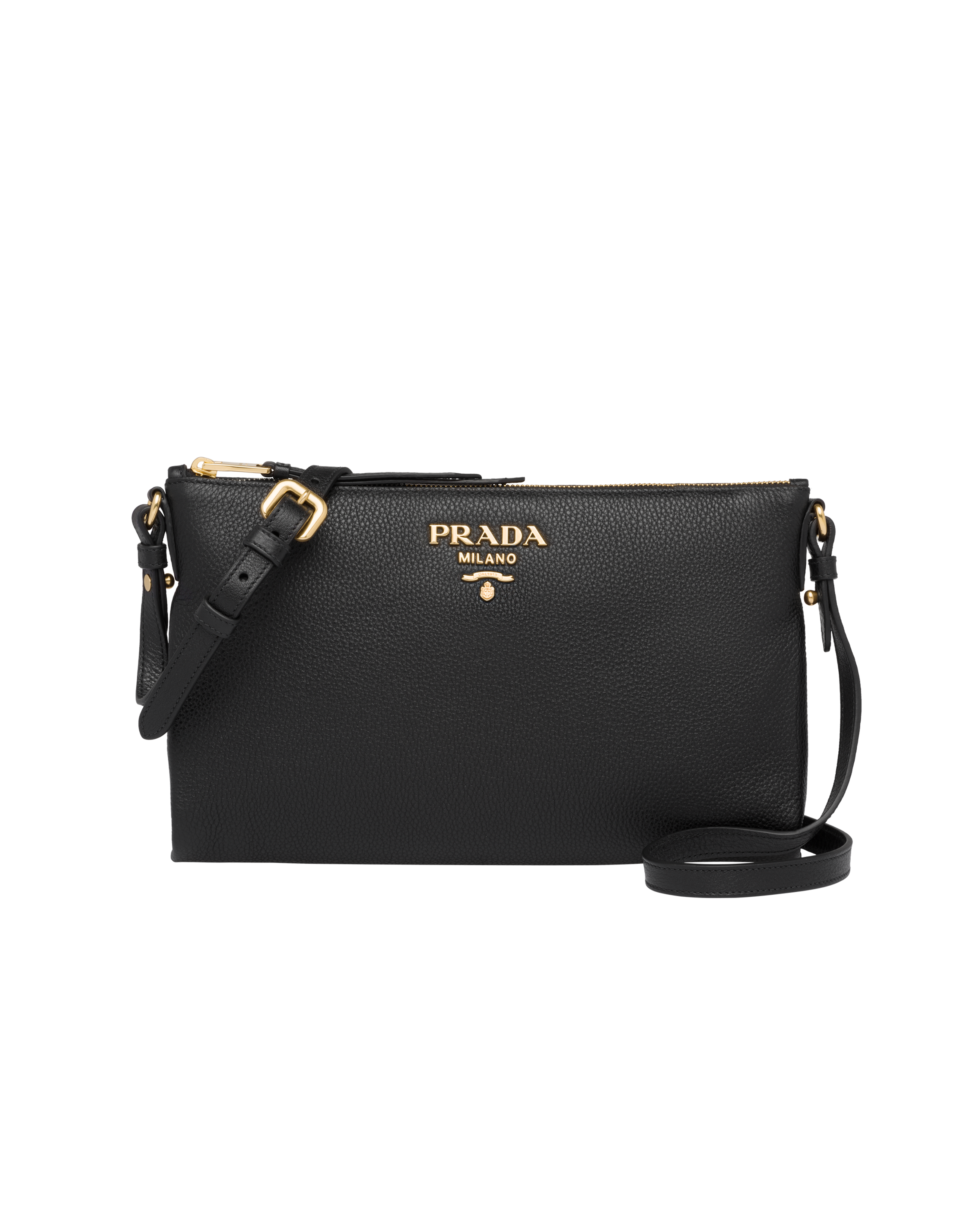 prada logo shoulder bag