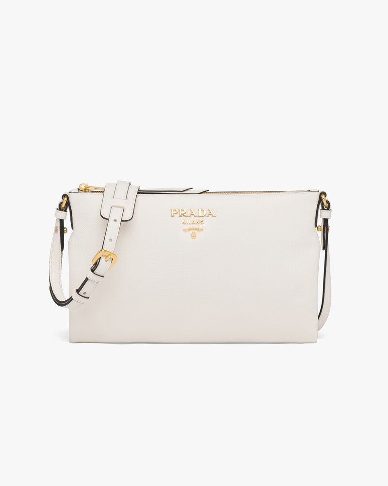 white prada shoulder bag