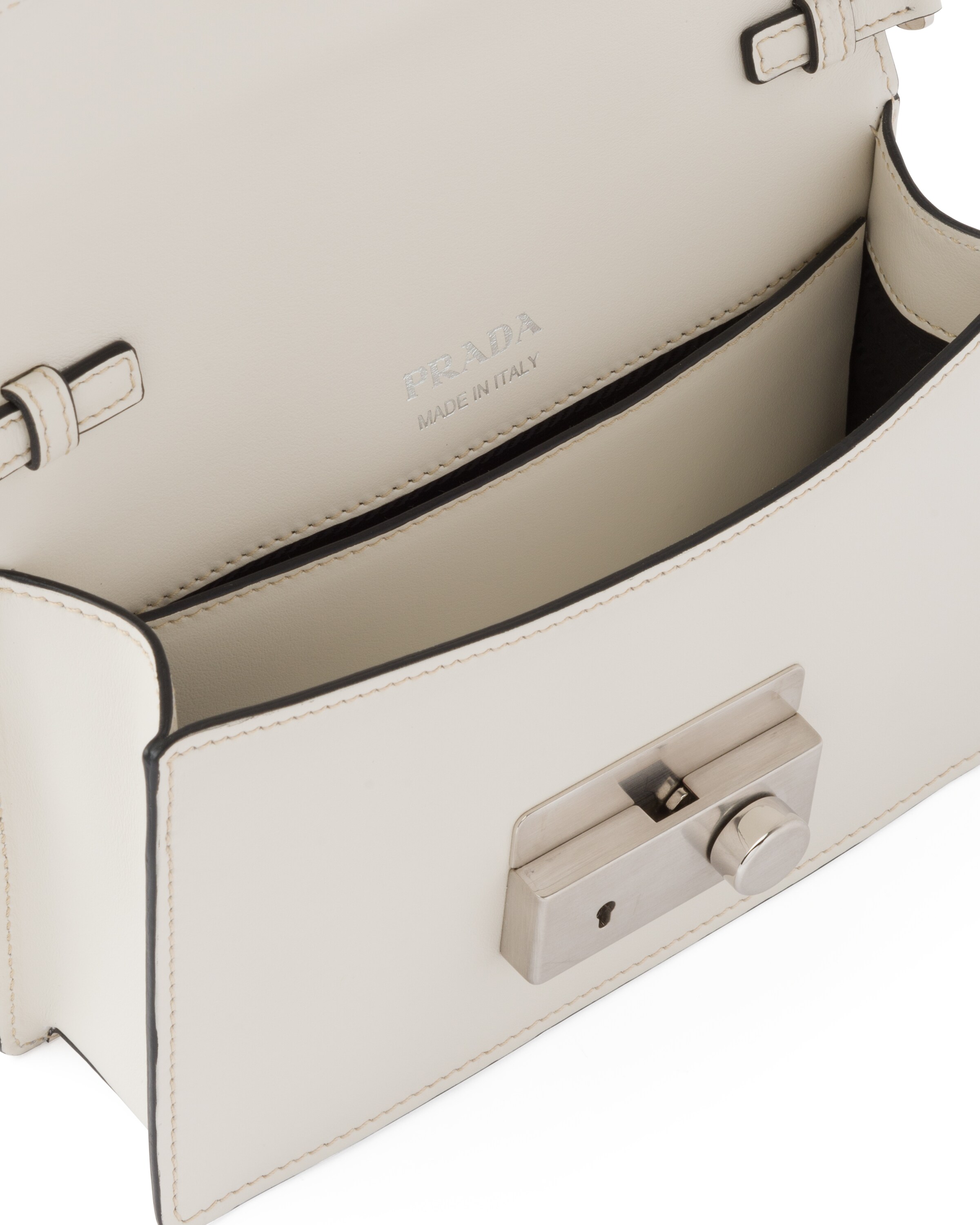 Leather crossbody bag Prada