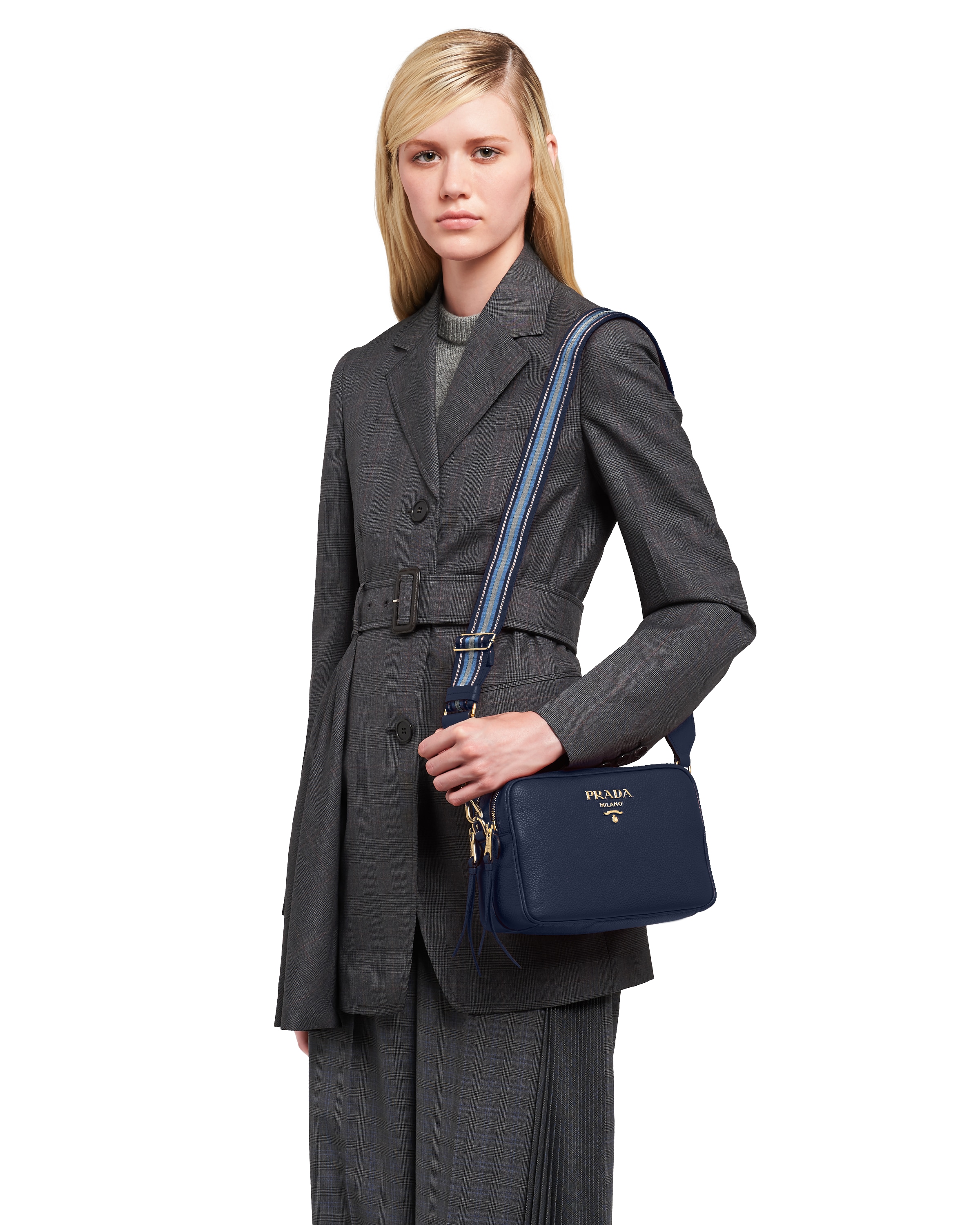 Leather CrossBody Bag Prada