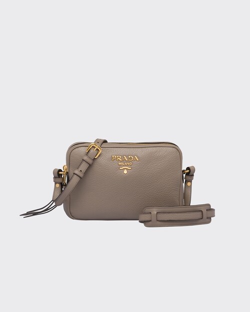 prada grey crossbody bolsa