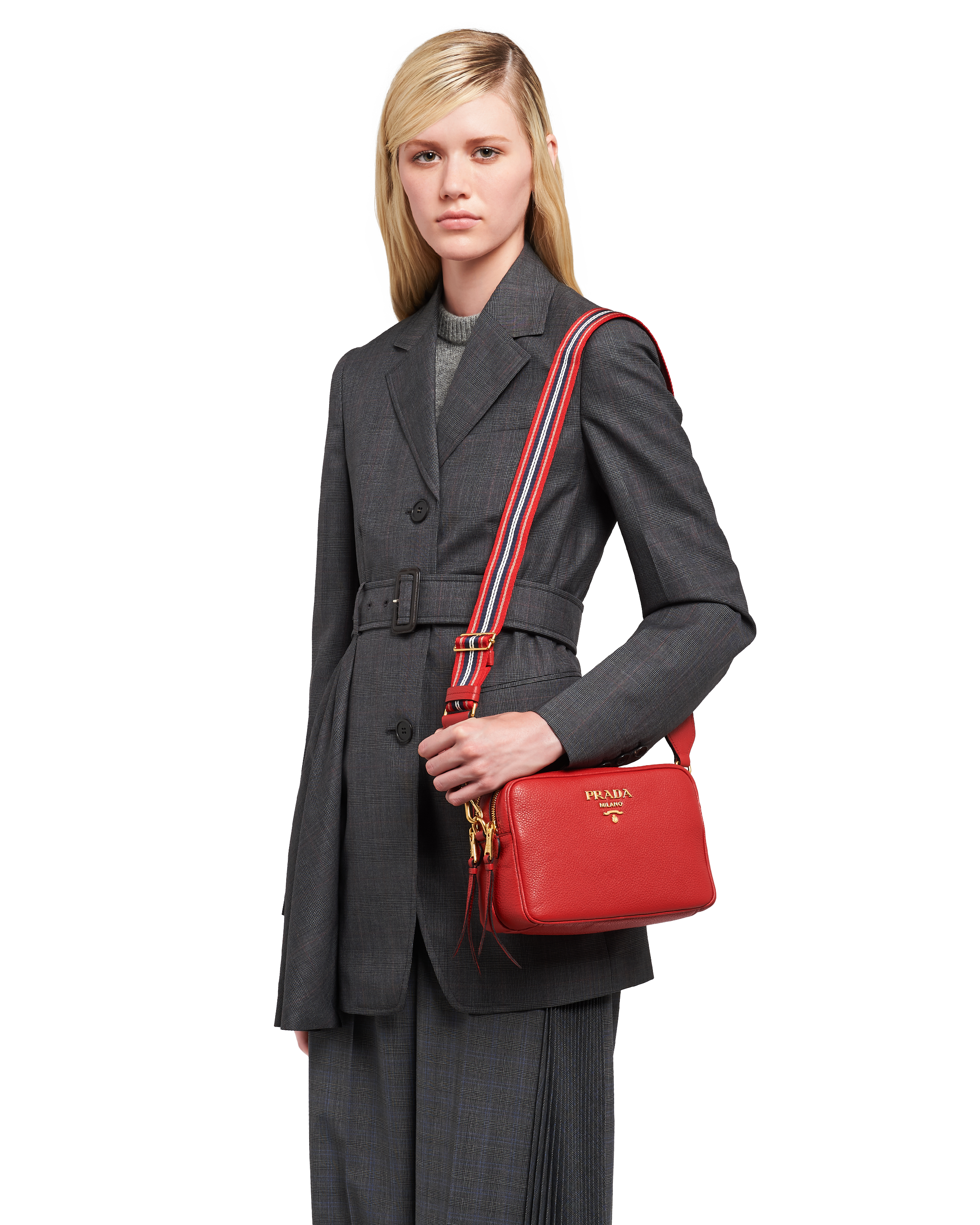 prada red bag
