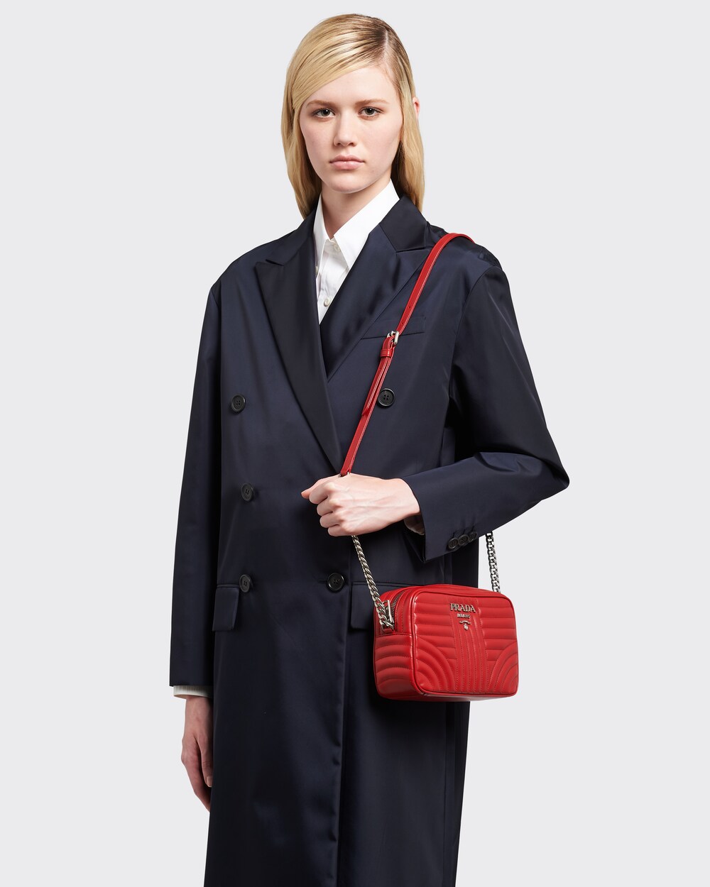 prada diagramme crossbody bolsa