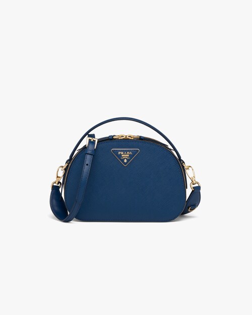 blue prada purse