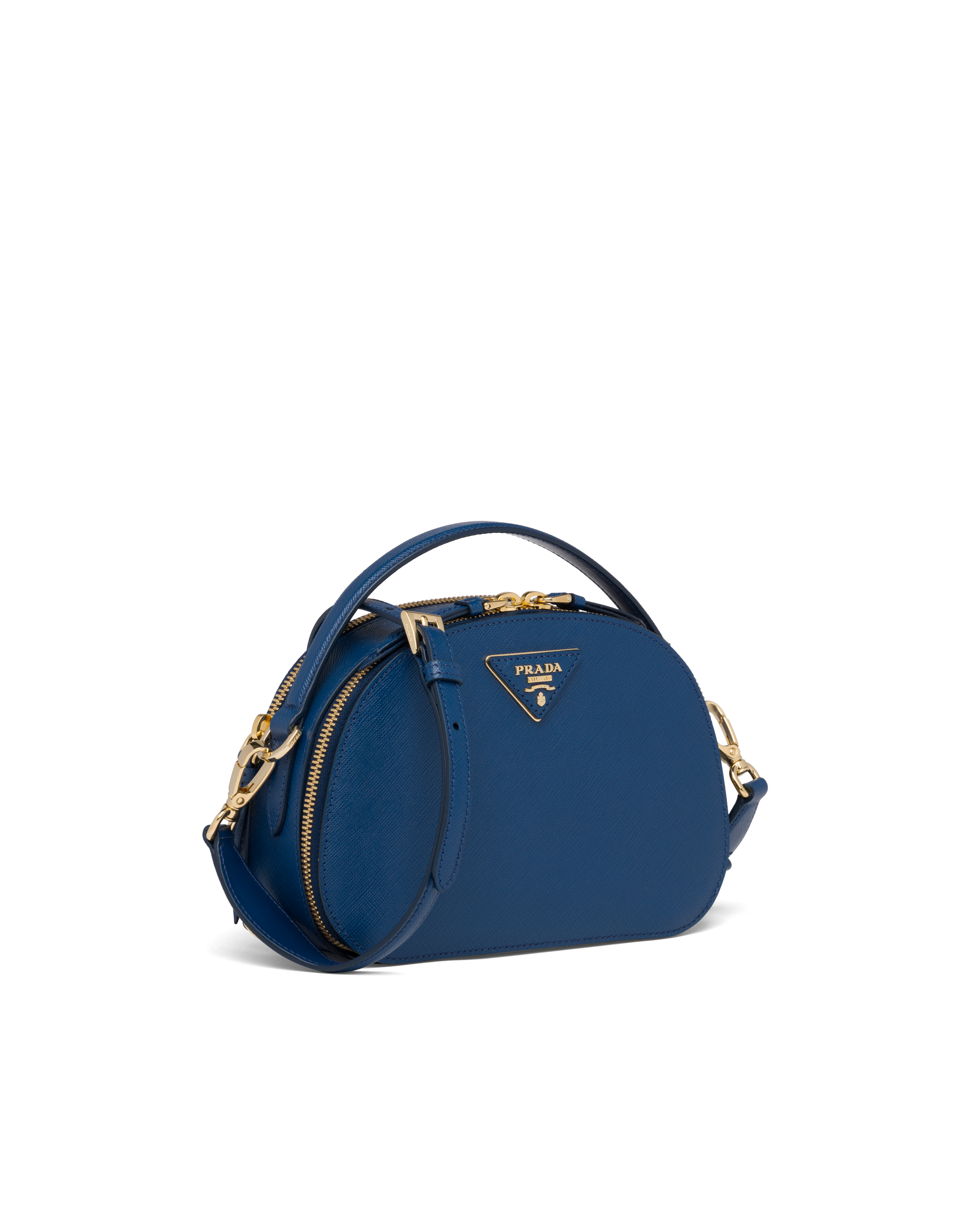 prada saffiano blue