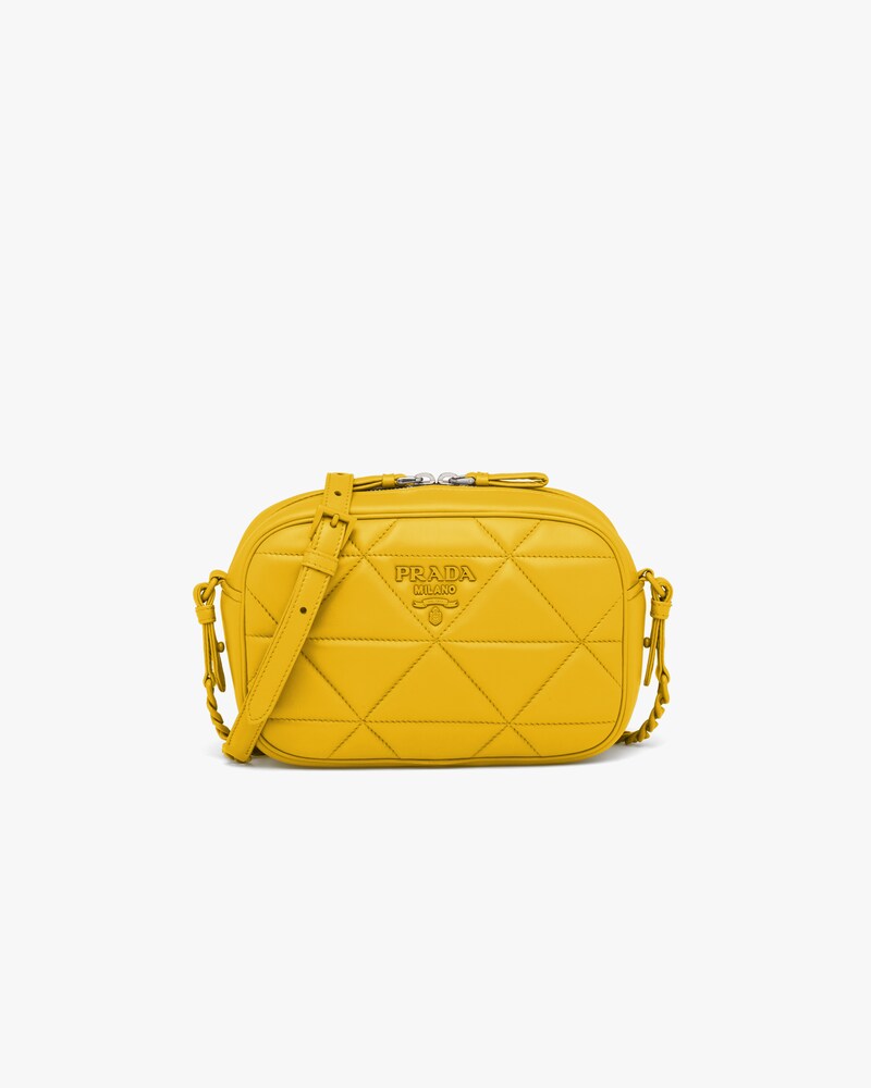 prada yellow shoulder bag