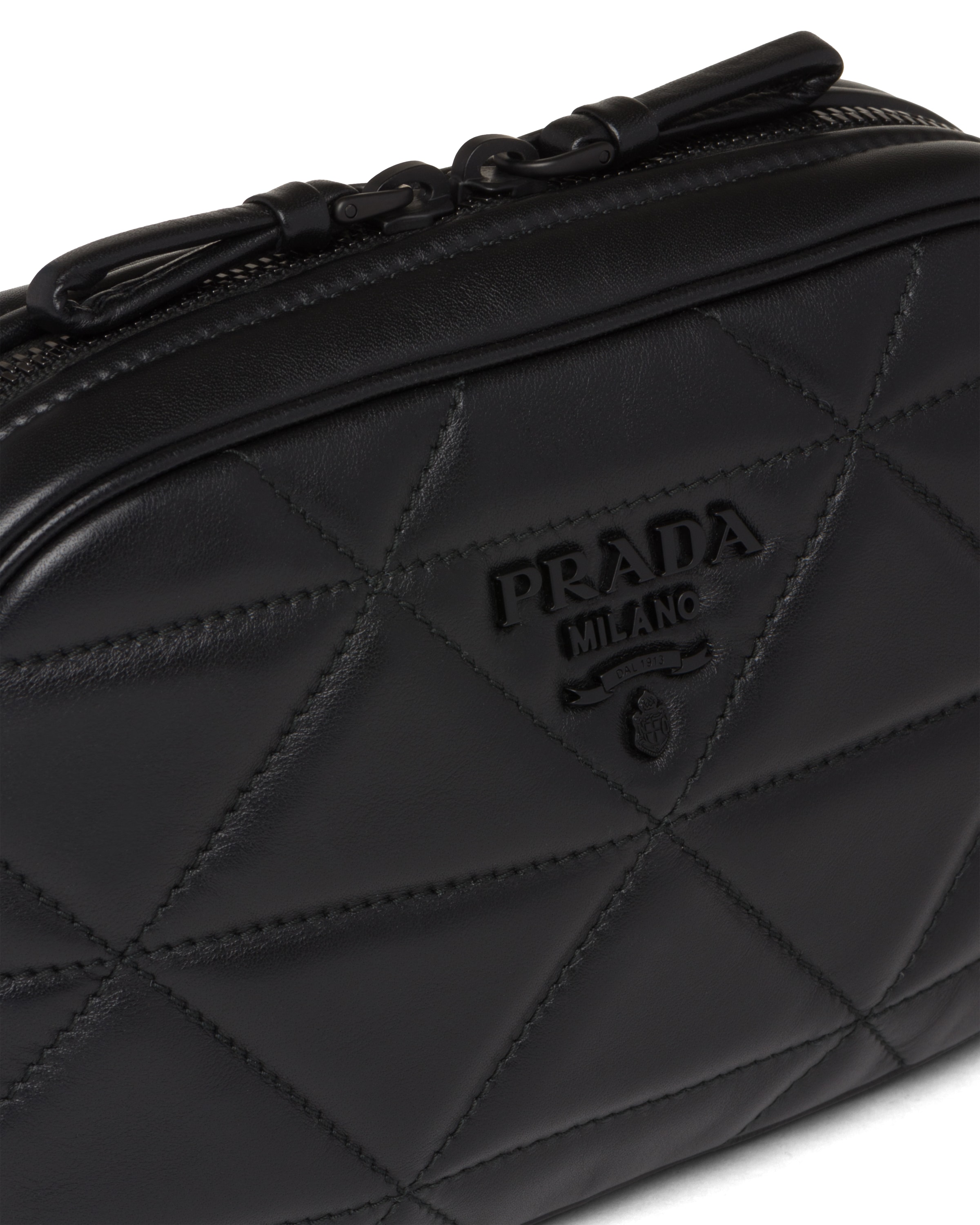 Black Prada Spectrum nappa leather shoulder bag Prada