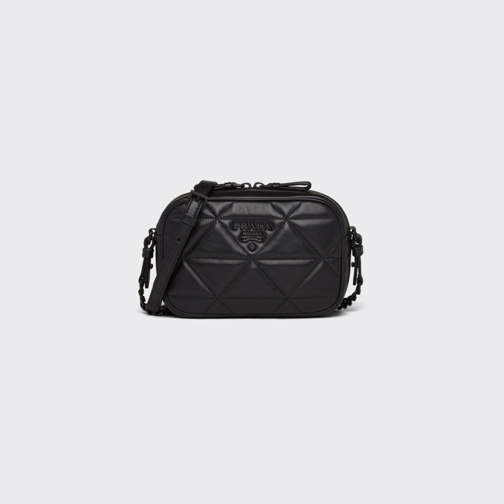 Black Prada Spectrum nappa leather shoulder bag Prada
