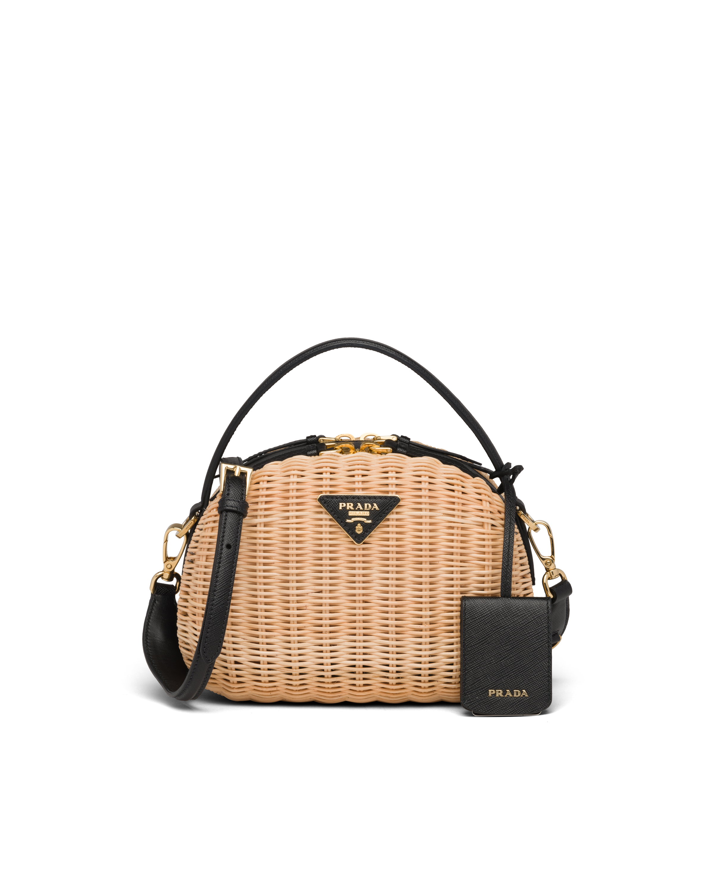 Prada odette wicker bag best sale