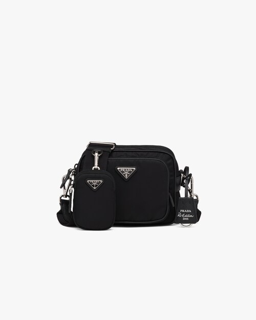prada studded nylon backpack