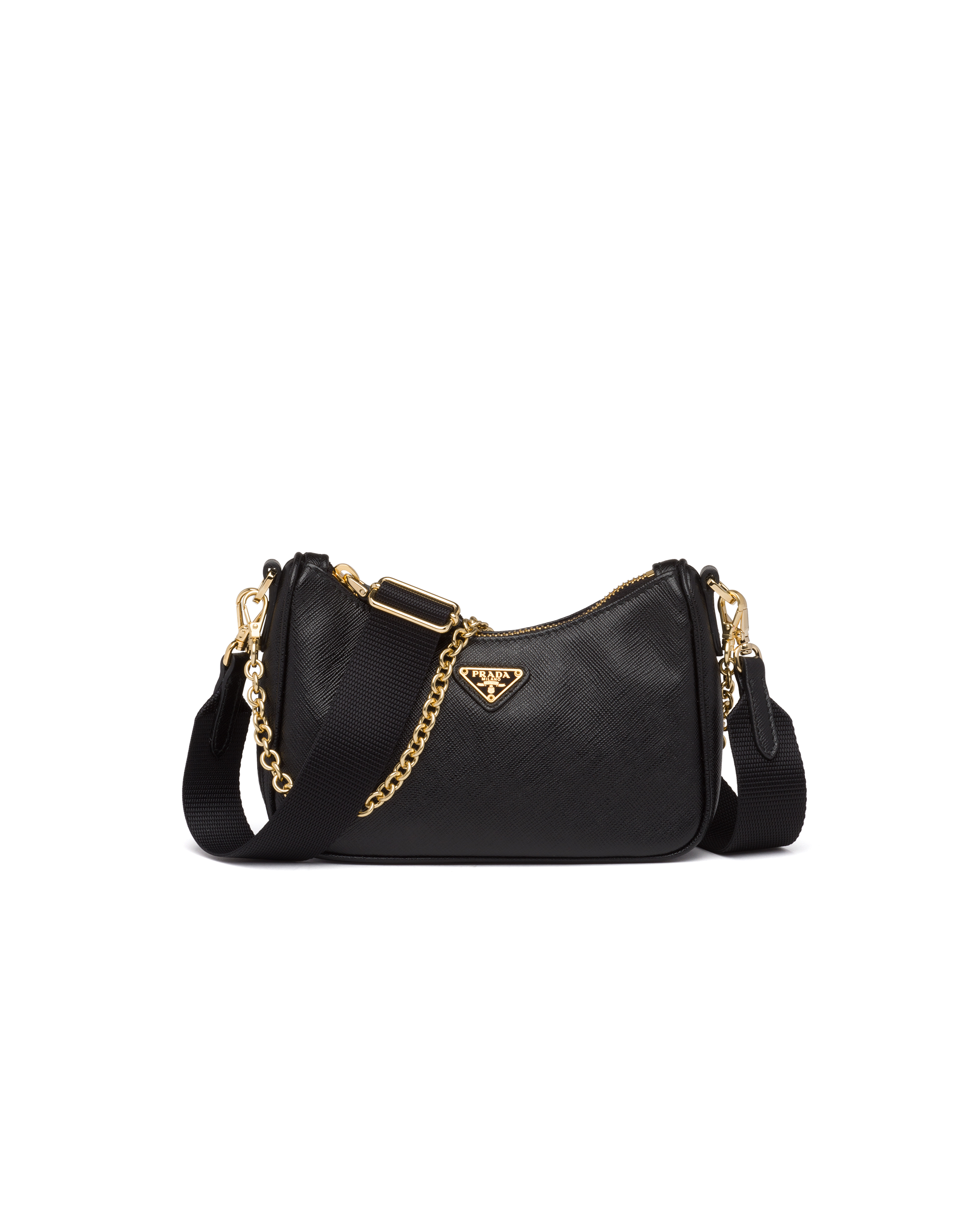 prada saffiano chain bag