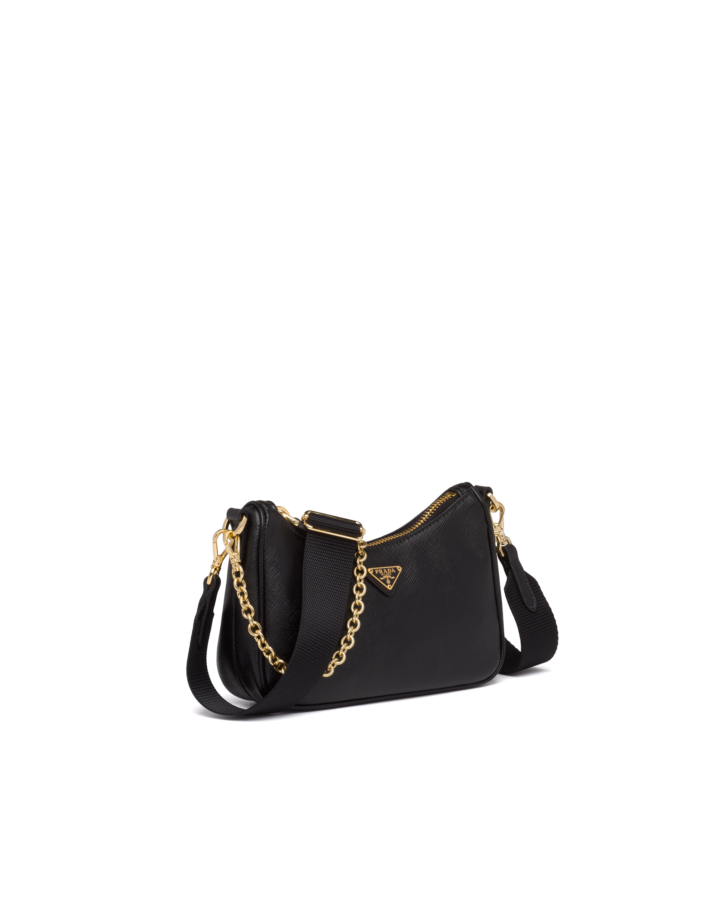 Prada black top mini chain bag